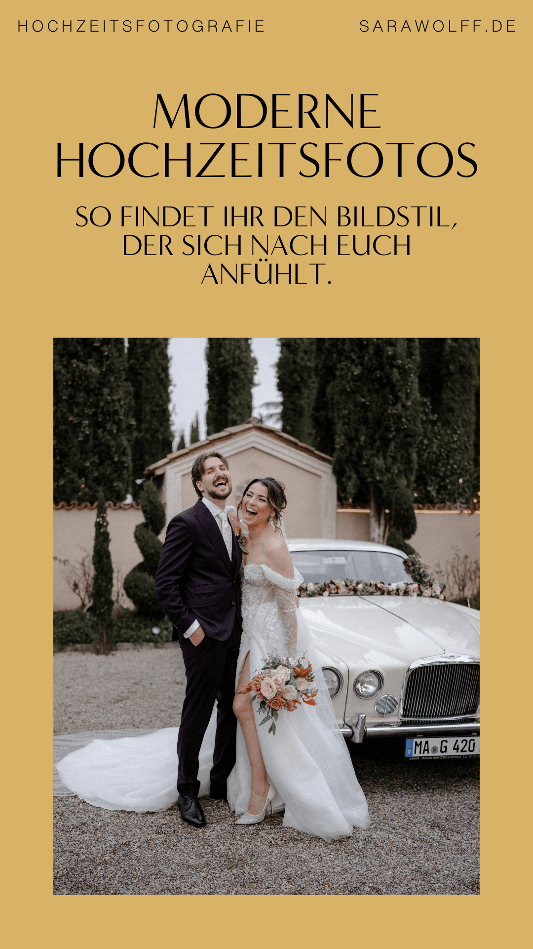 Moderne Hochzeitsfotos