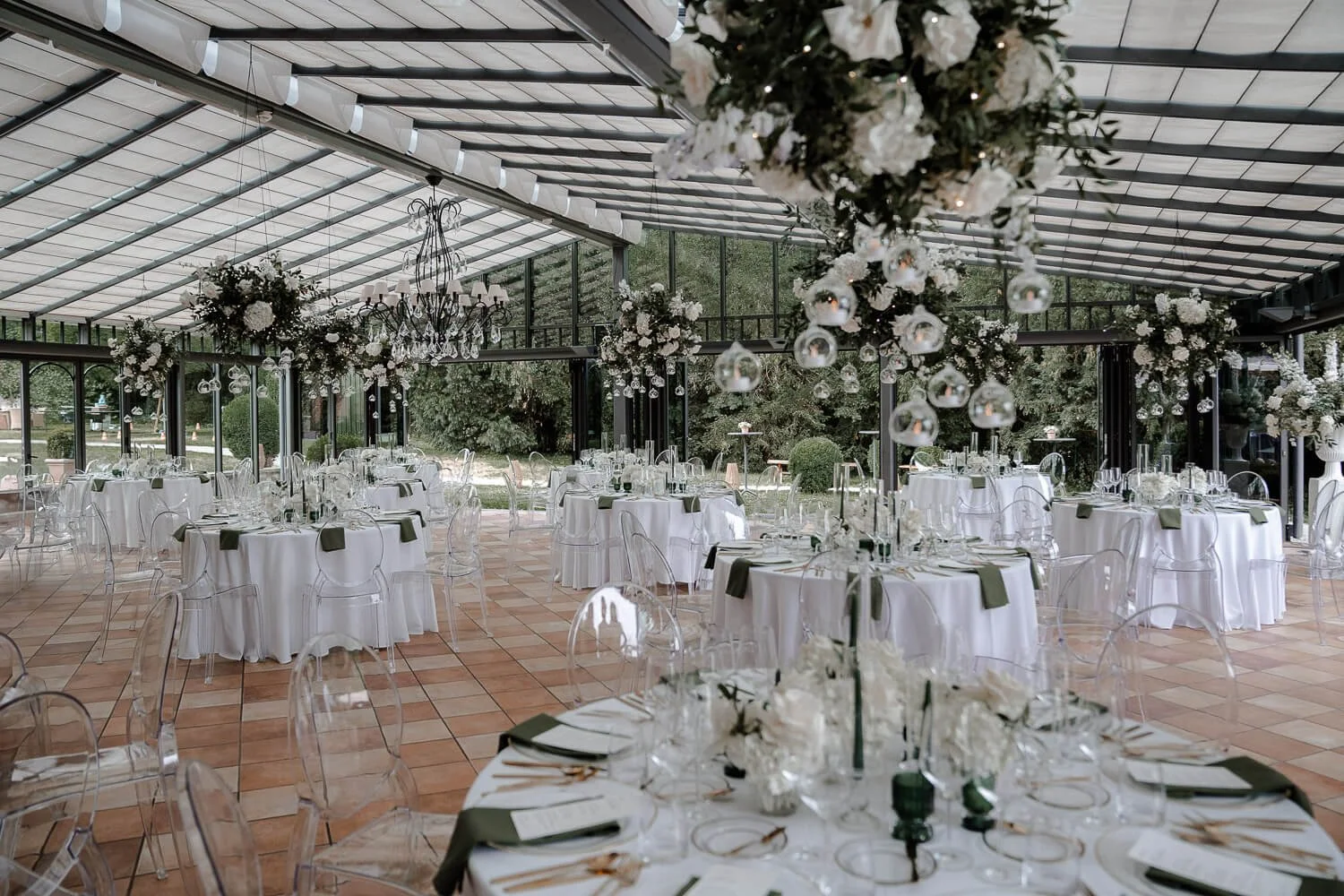 Hochzeitssaal der Hochzeitslocation im La Villa am Starnberger See