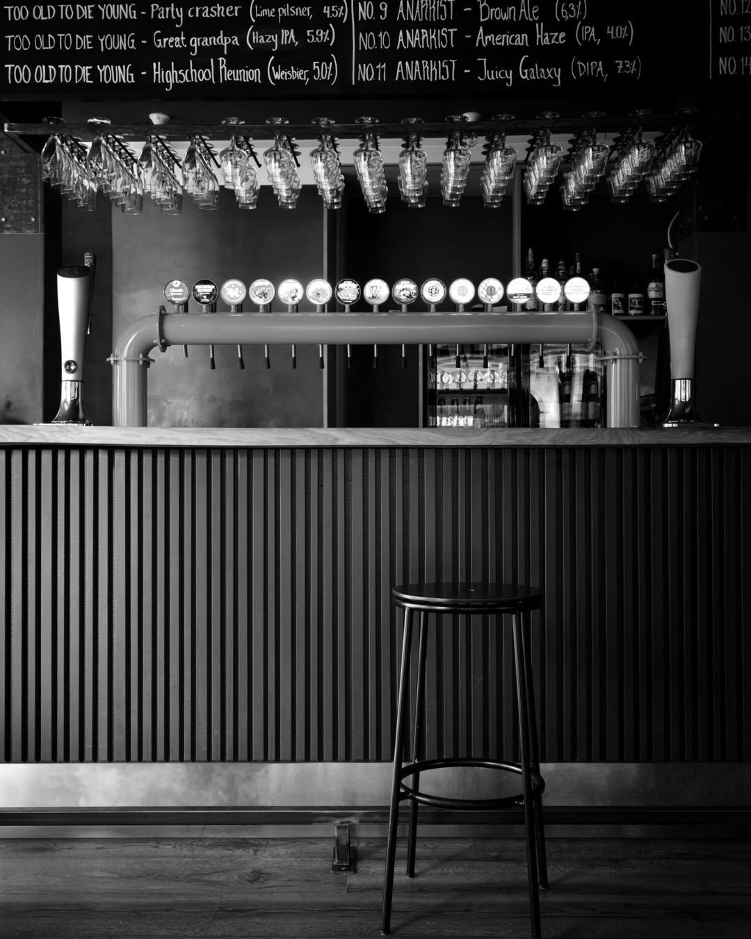 Beer Bar at &Oslash;sterbro - Commercial Project

An engaging and inviting environment in the heart of &Oslash;sterbro, &Oslash;B &Oslash;lbar is a convivial space in which to enjoy craft beers in good company. 

The studio was commissioned to transf