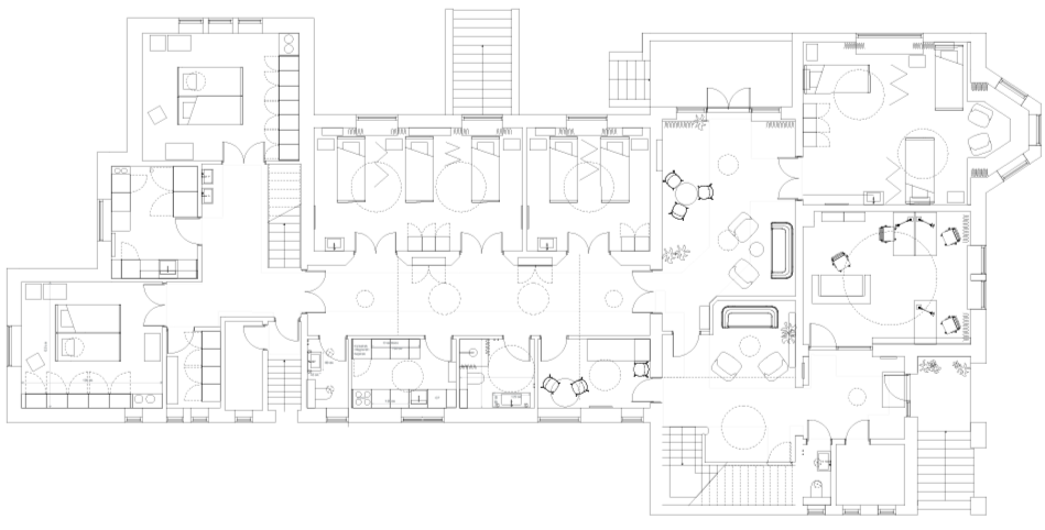 Mette risbæk architect plantegning commercial projekt private hospital