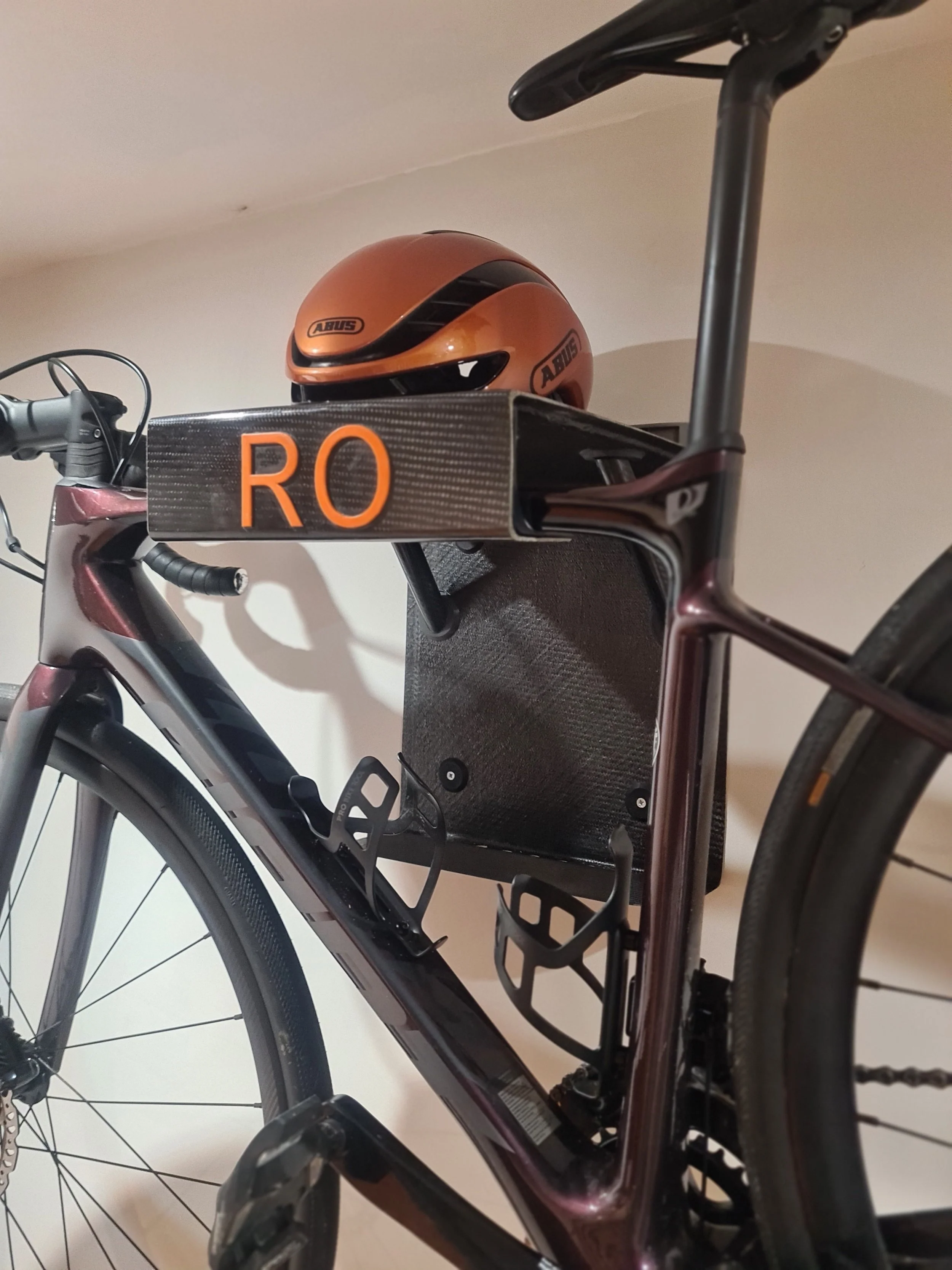 Carbon fibre bike hanger