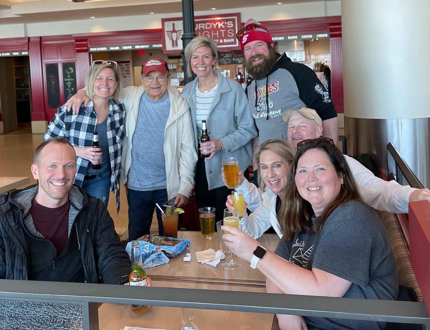 Ran into some great people from Stearns County at the MSP airport. #stearnscounty #johnnyholm #thejohnnyholmband #johnnyholmband