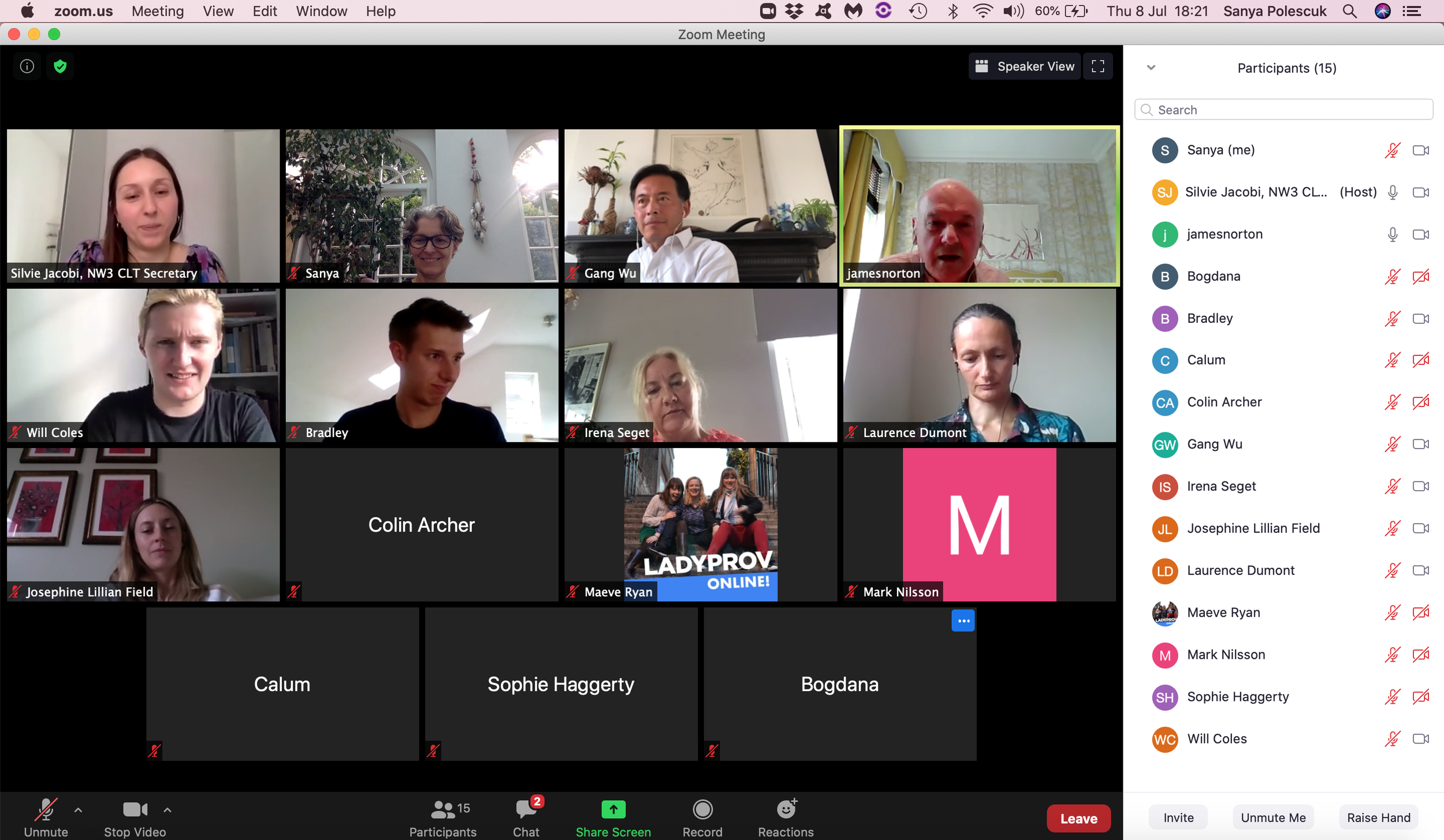 NW3 CLT’s 2021 AGM
