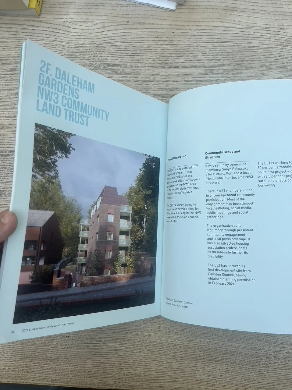 NW3 CLT featured in London CLT Publication