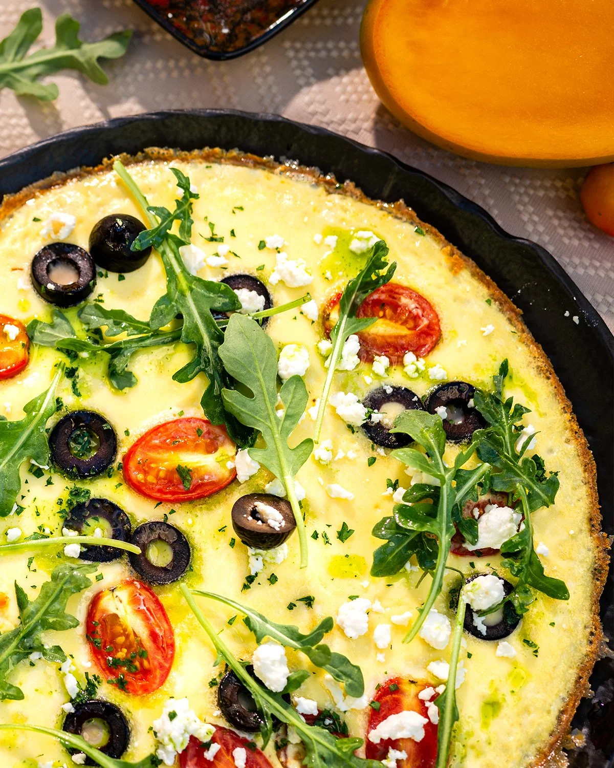 Basil and Feta Frittata