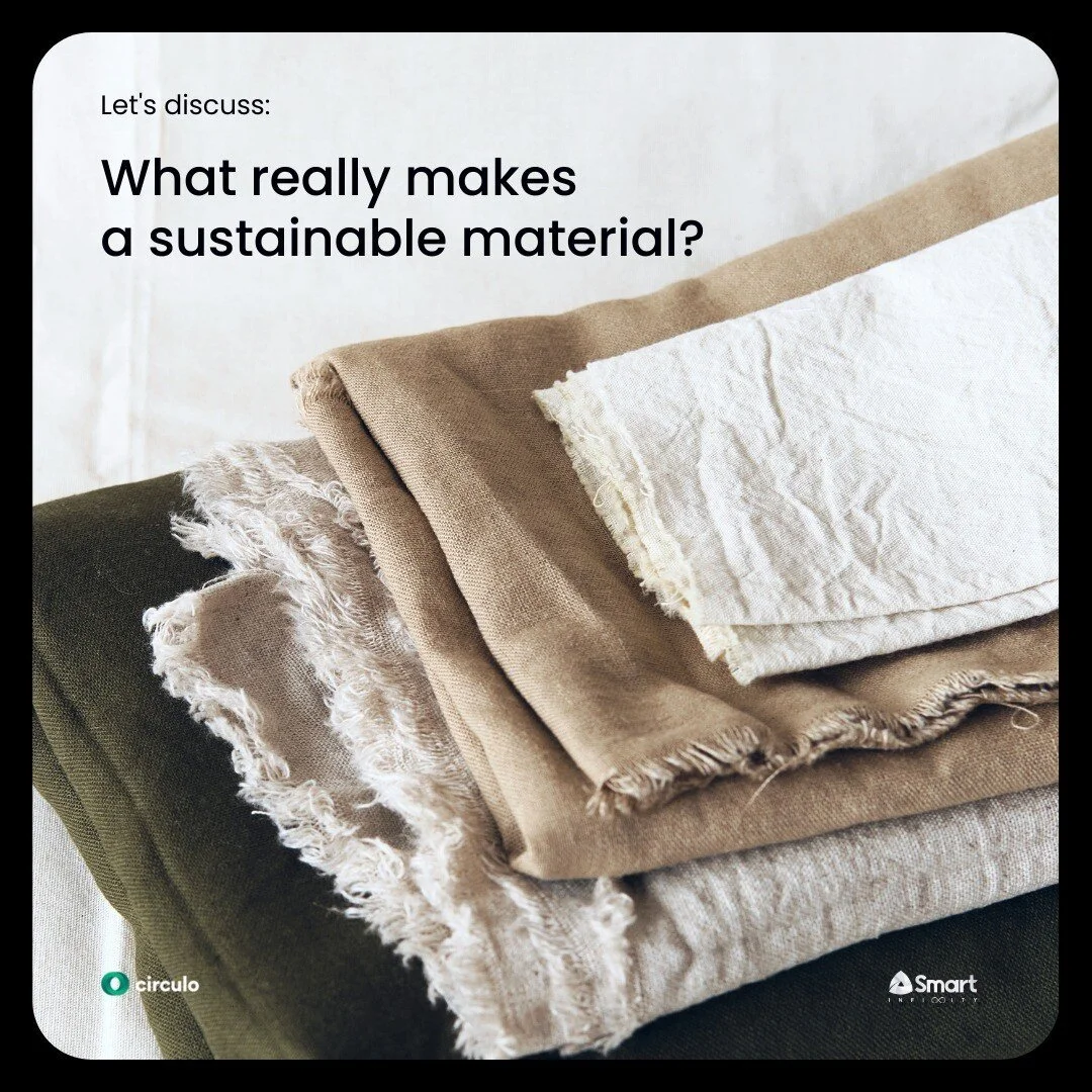 When does a material qualify as sustainable? Research from Global Life Cycle shows that the biggest environmental impact of the fashion industry are in the material phases of the supply chain. As a response, many responsible brands choose sustainable