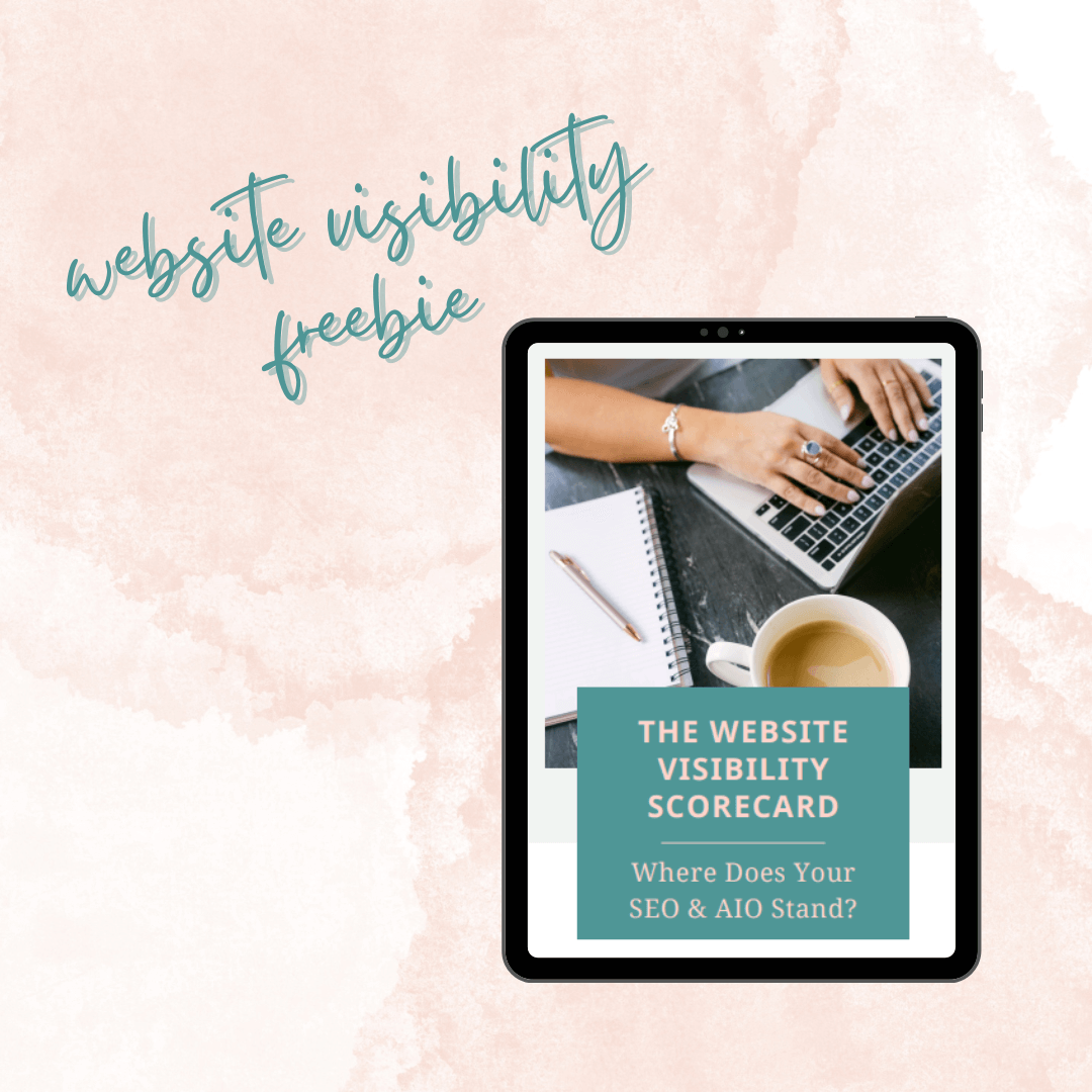 Website Visibility Scorecard mockup