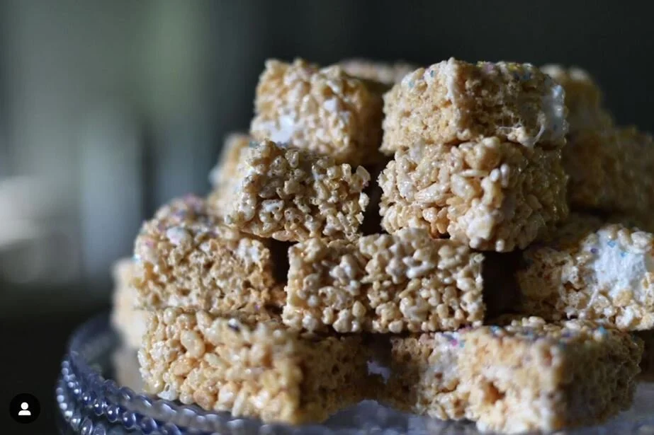 salted brown butter rice krispie treats