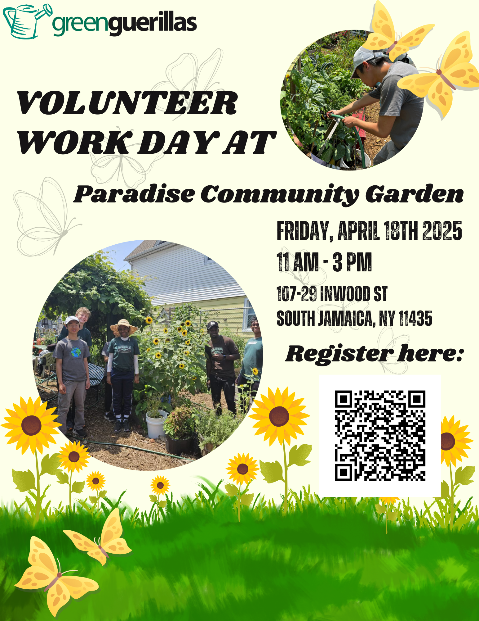 Volunteer Opportunity : Paradise Community Garden