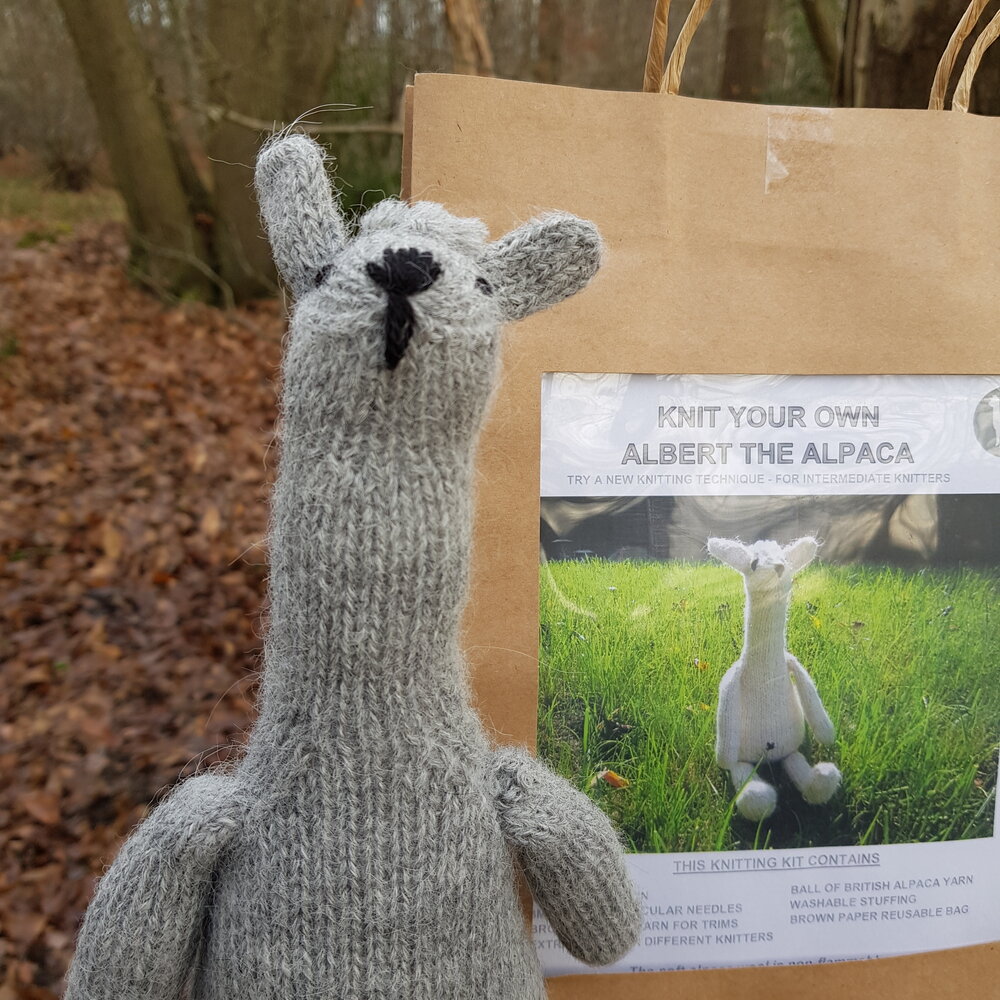 Knit Your Own Albert The Alpaca