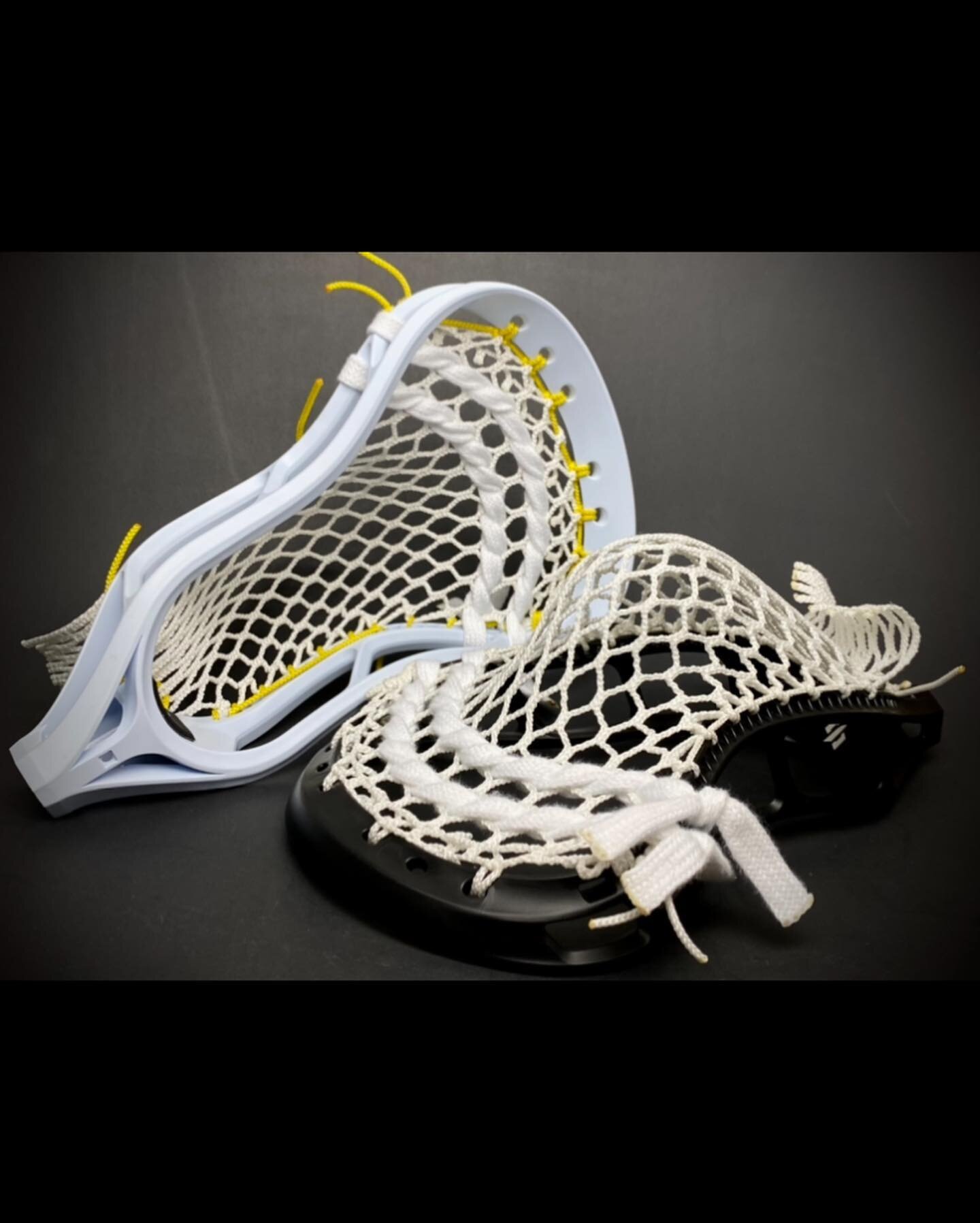 #Post100

A pair of freshies for local legend, former @cusemlax standout, and founder of @heat_lacrosse lacrosse, @bubba_voigt 

Swipe thru for all the angles on these @stringking beauts! 

#Lacrosse #LacrosseStringing #Lax #LaxStringing #LacrosseSti