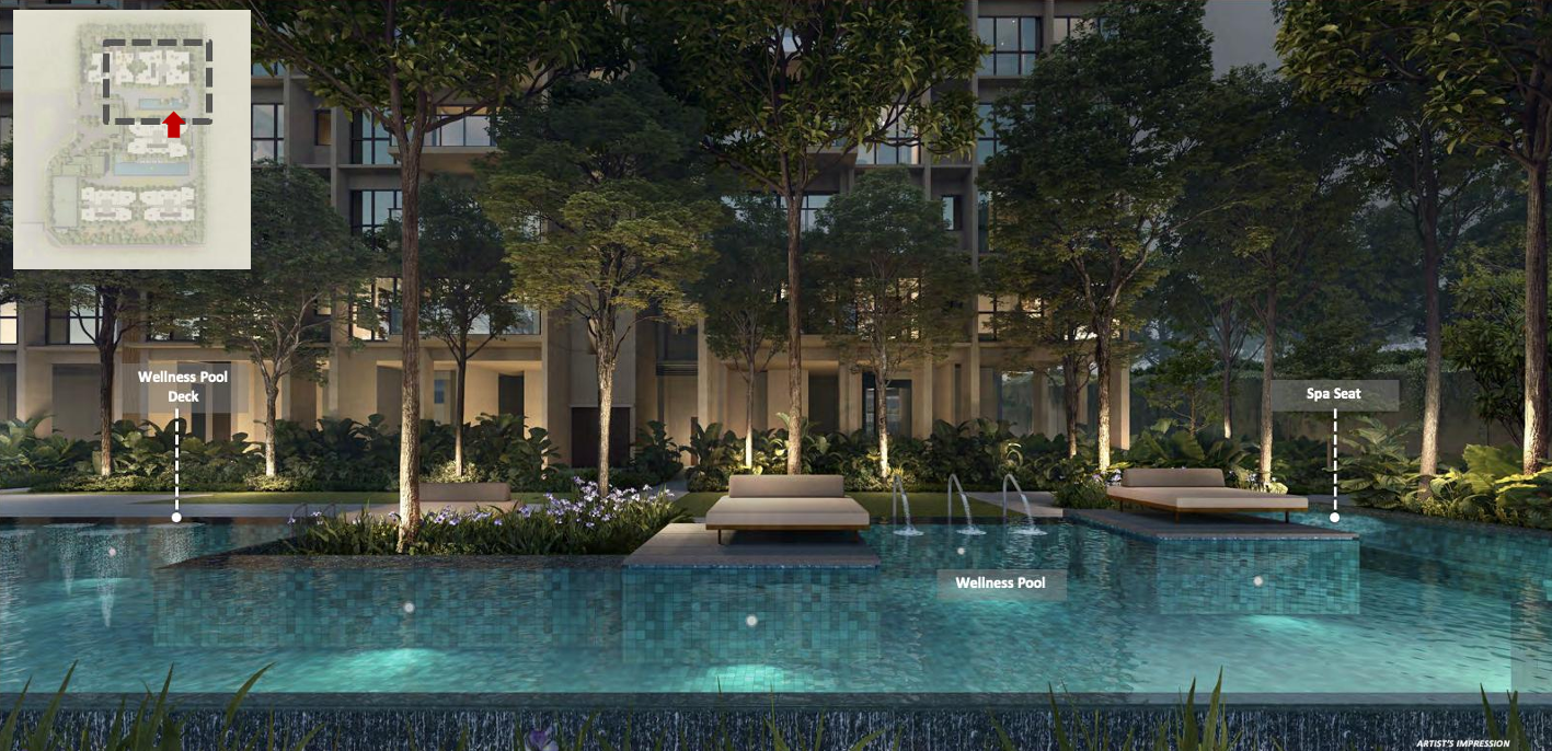 The Tropical Wellness — positioned along Dunearn Road, described as offering "wellness among the tall trees"