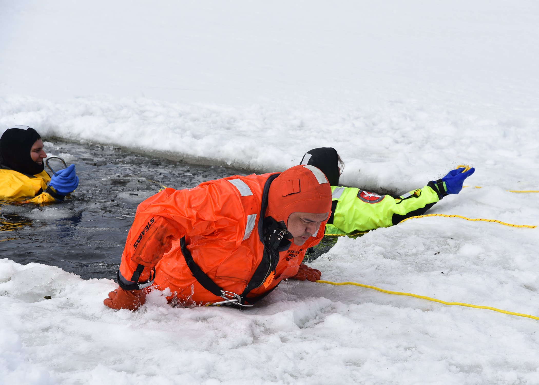 Ice Rescue Training - Minutes Matter — Ojibwe Inaajimowin