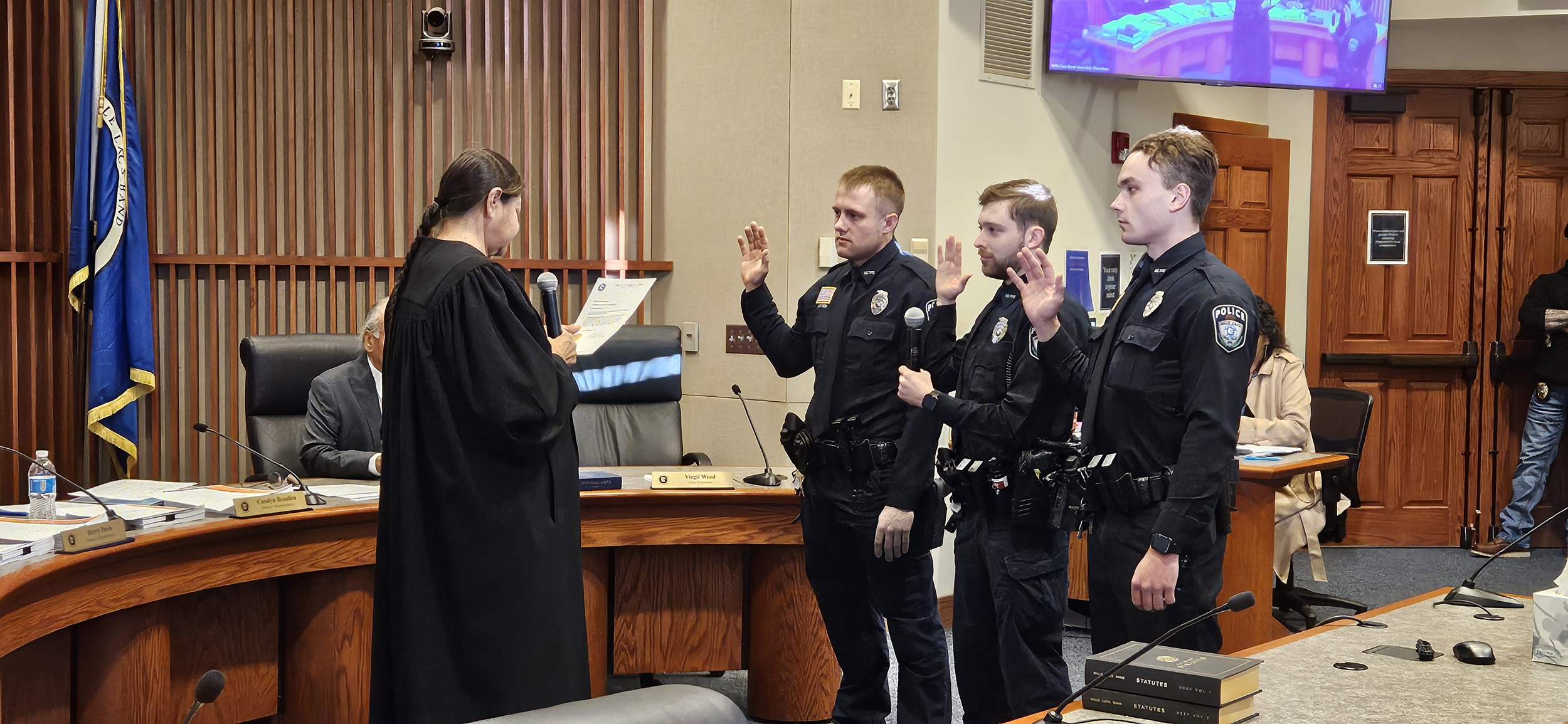 SWEARING-IN FOR NEW POSITIONS — 2026 Election Calendar and Election Ordinance