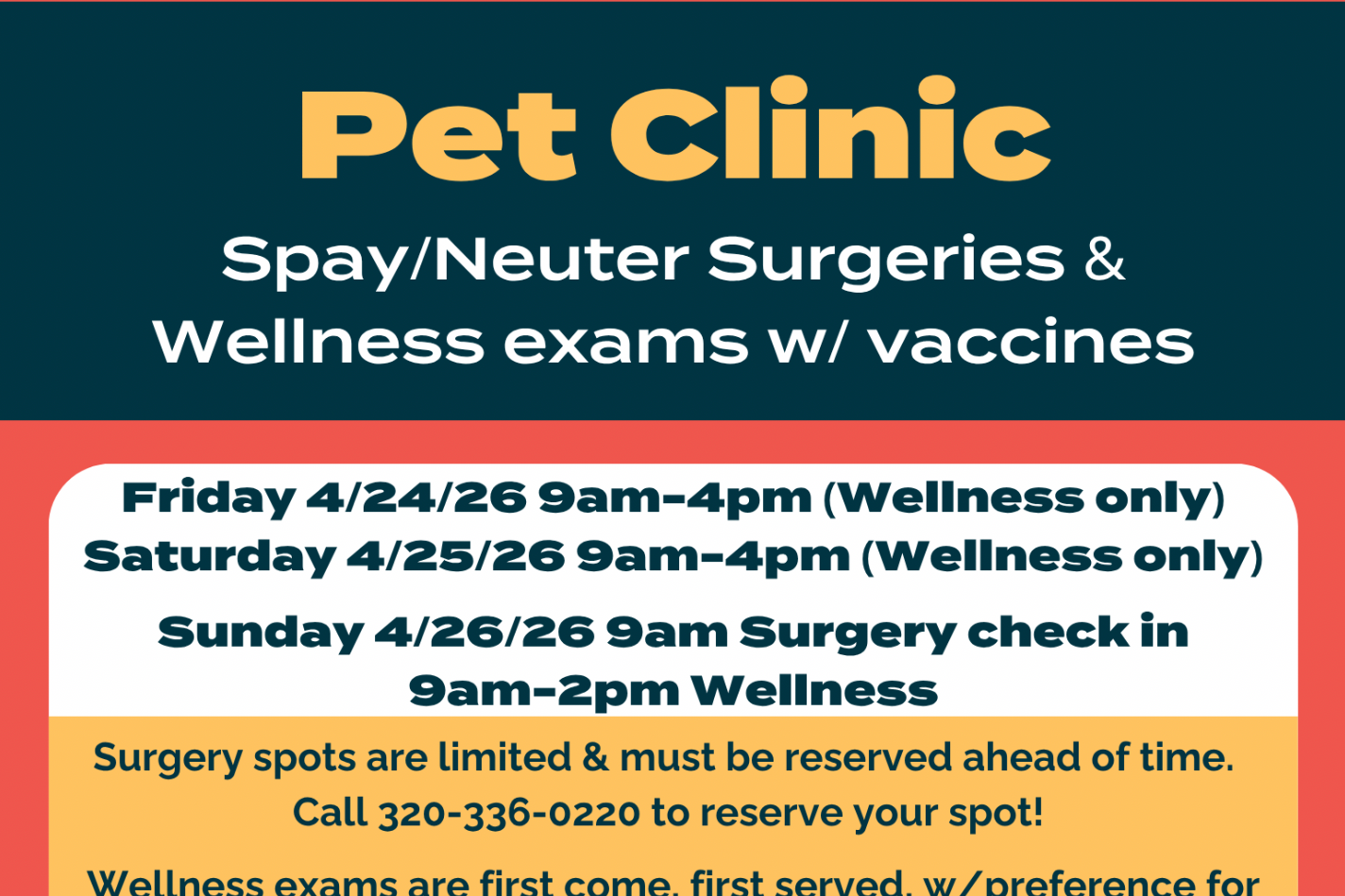 PET CLINICS CONTINUE FOR BAND COMMUNITIES IN 2026