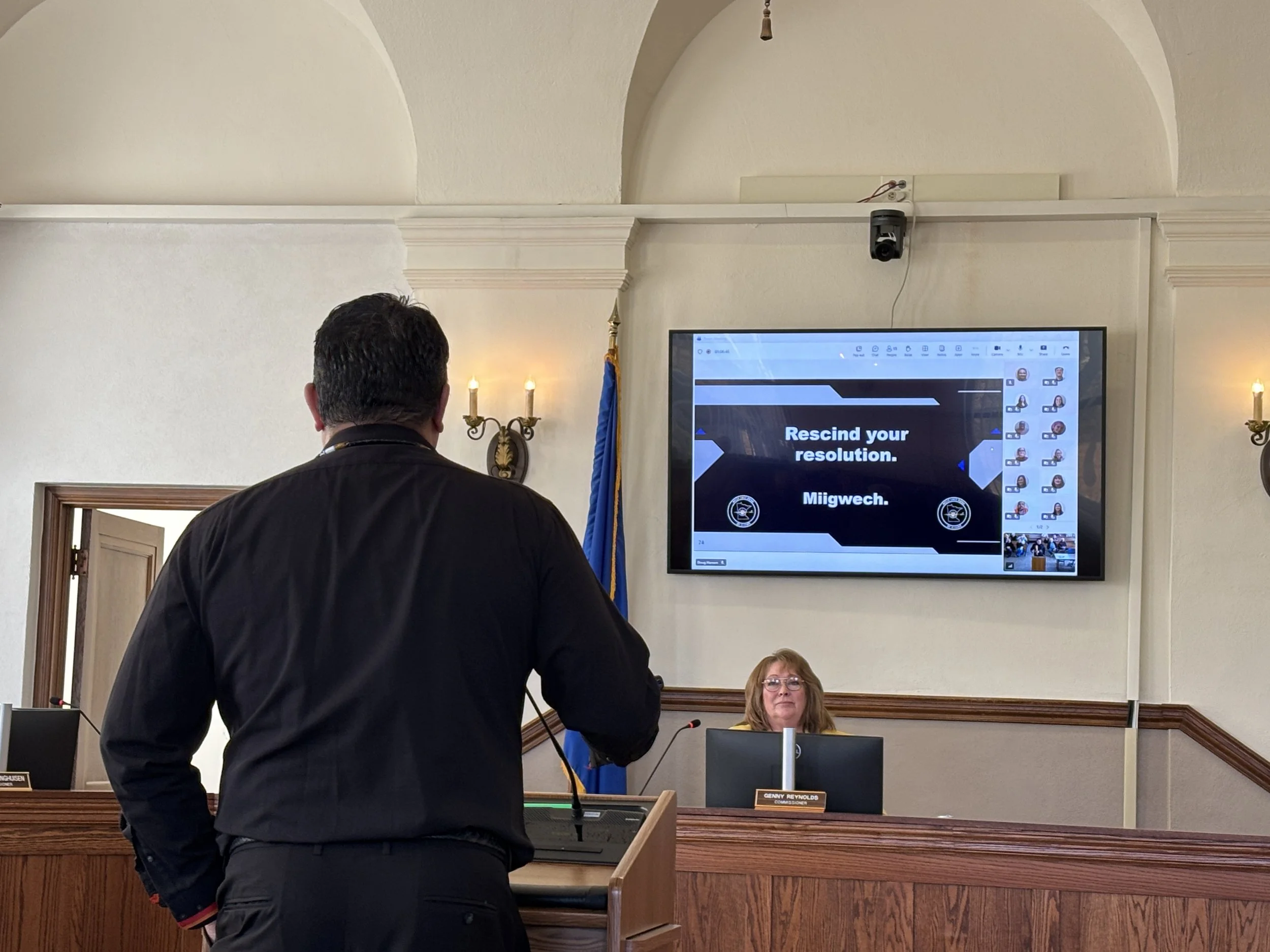WIND ADDRESS COUNTY BOARD OVER M-OPINION RESOLUTION
