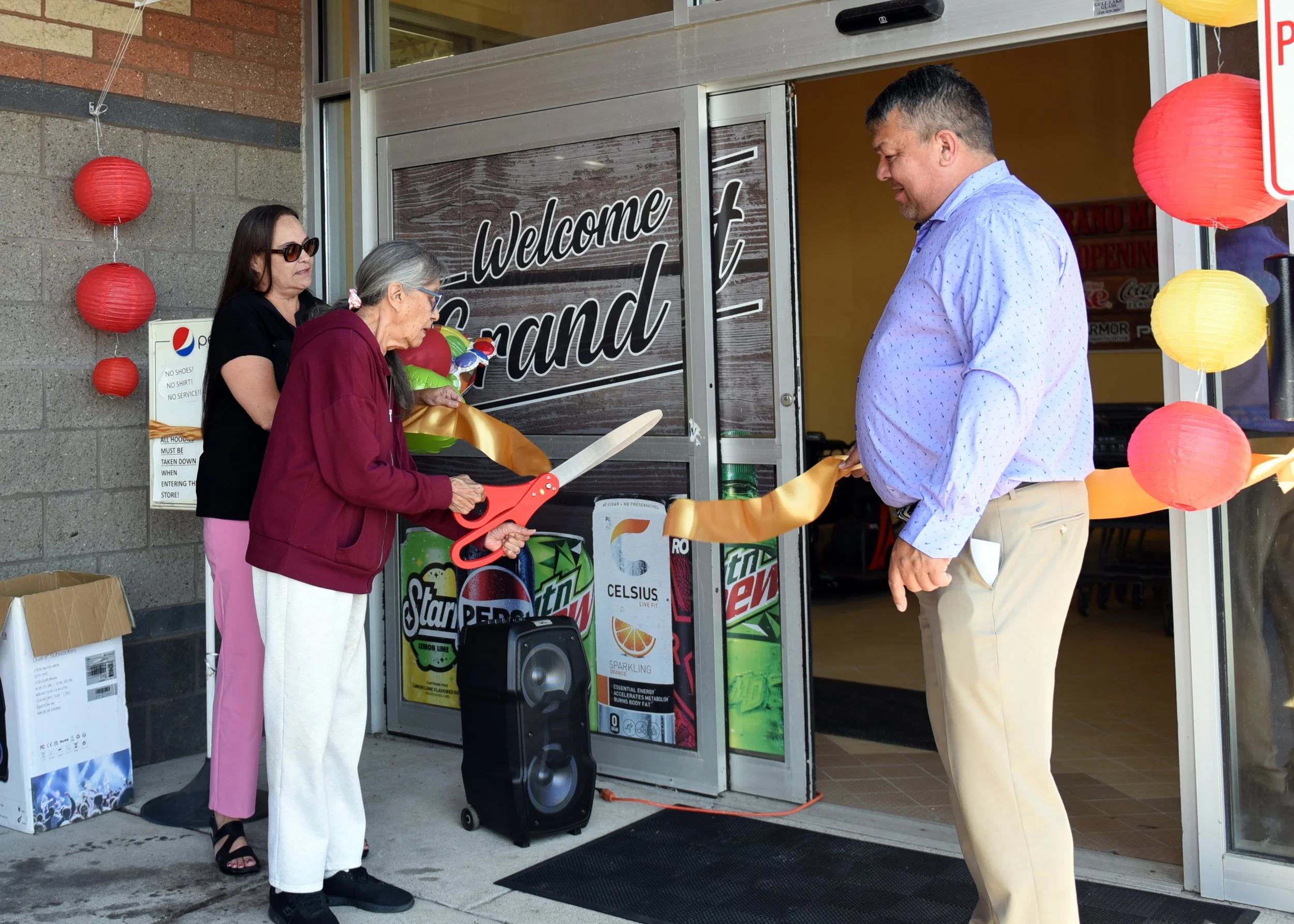 GRAND COMMITMENT TO COMMUNITY - GRAND MARKET REOPENING RIBBON CUTTING