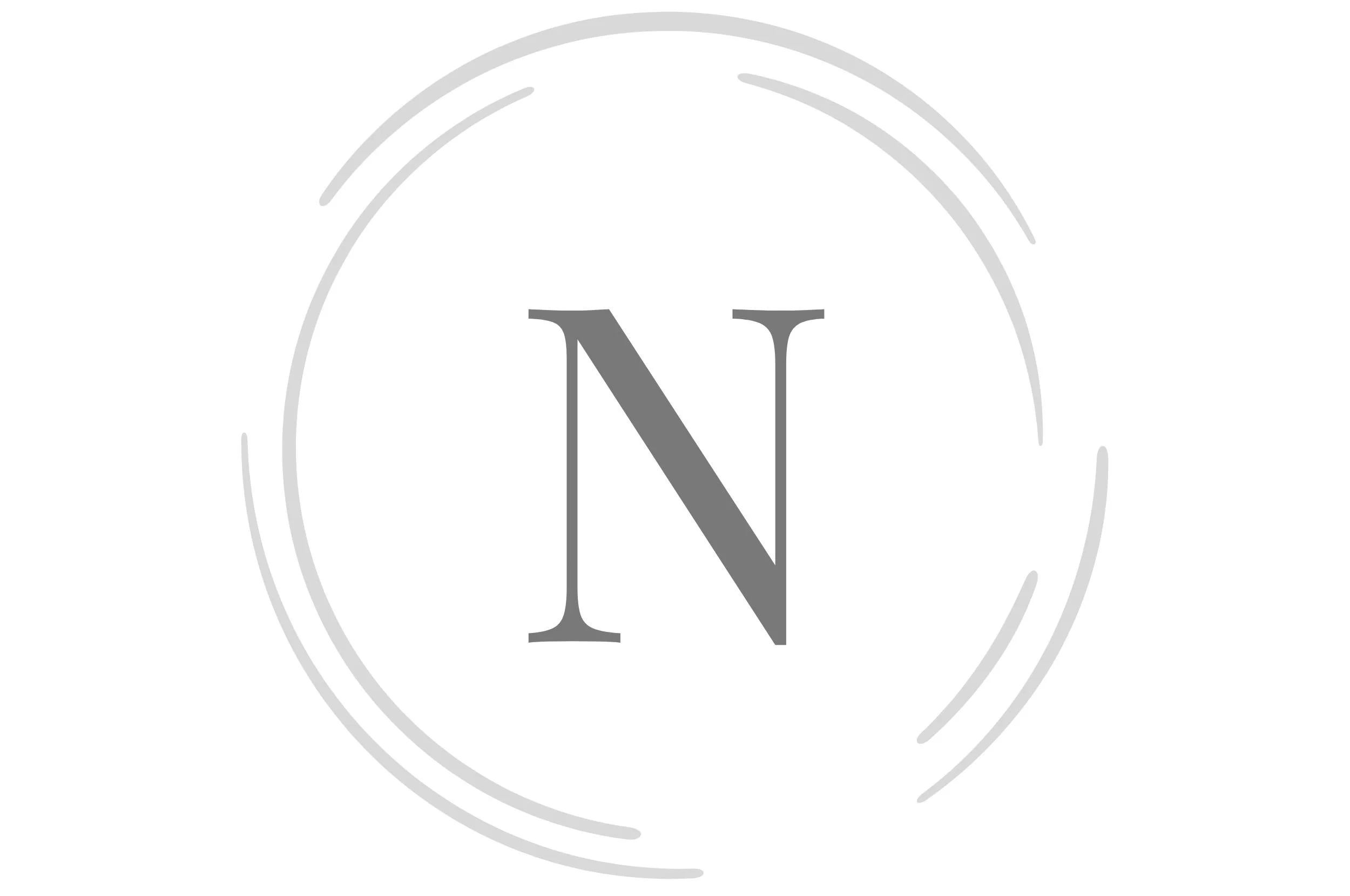 Letter N in circle