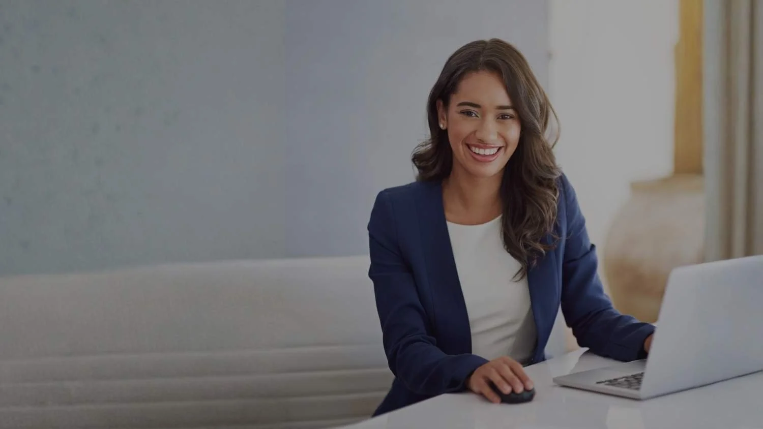 Fractional Executive Assistant on Laptop