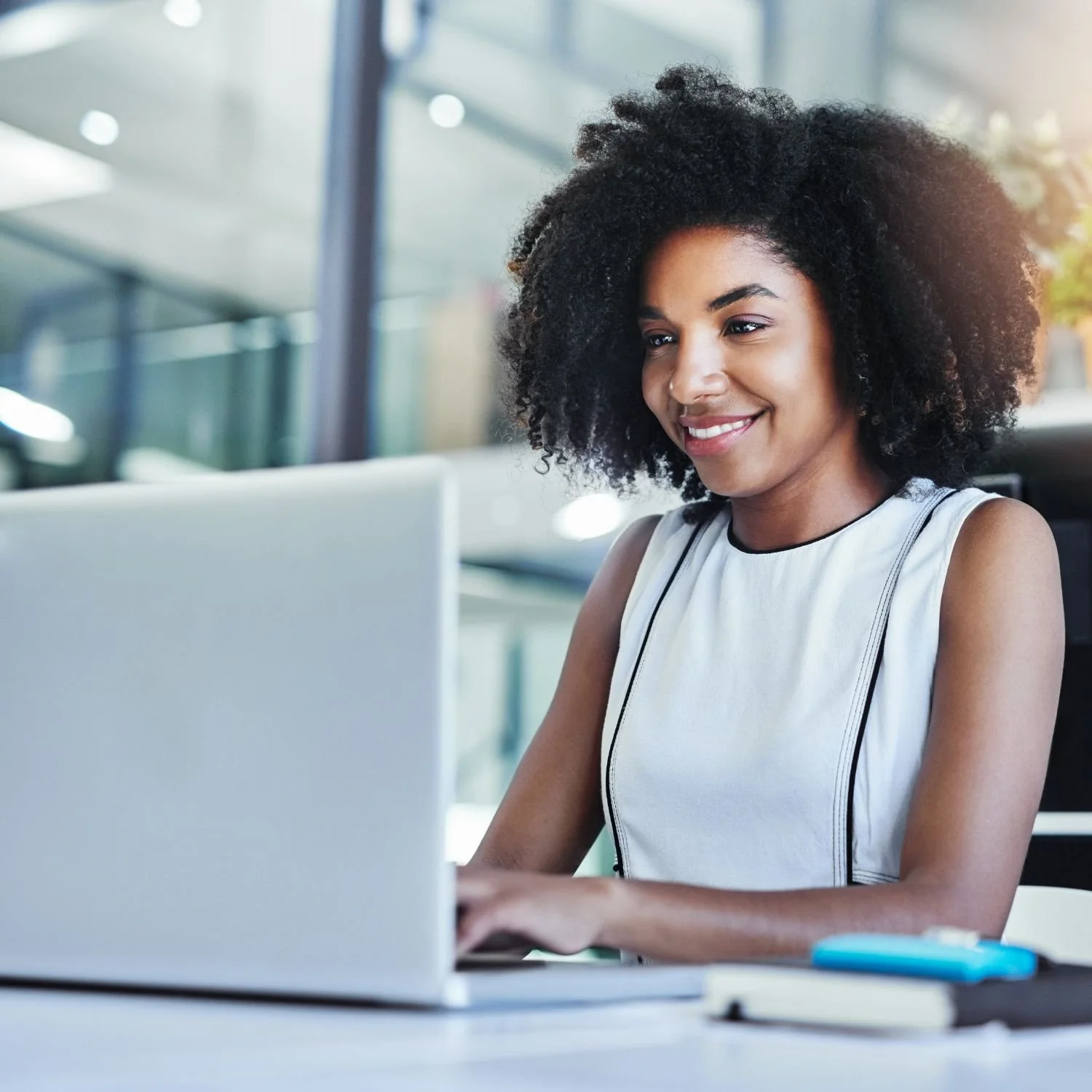 Virtual Executive Assistant on Laptop