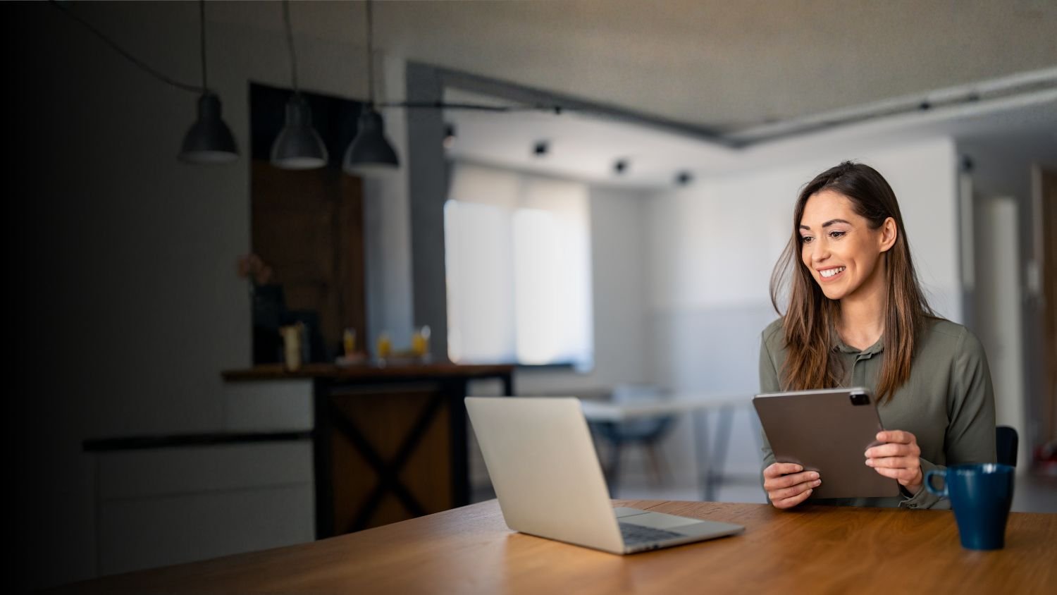 Executive Assistant for Nonprofits on Laptop and iPad