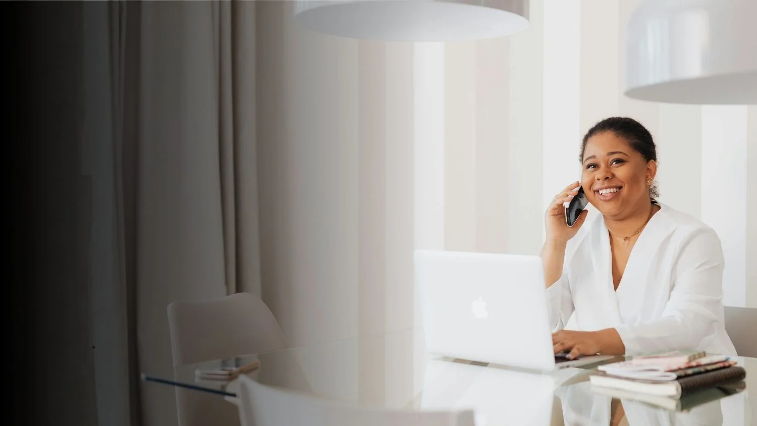 Fractional Executive Assistant on Laptop and Phone