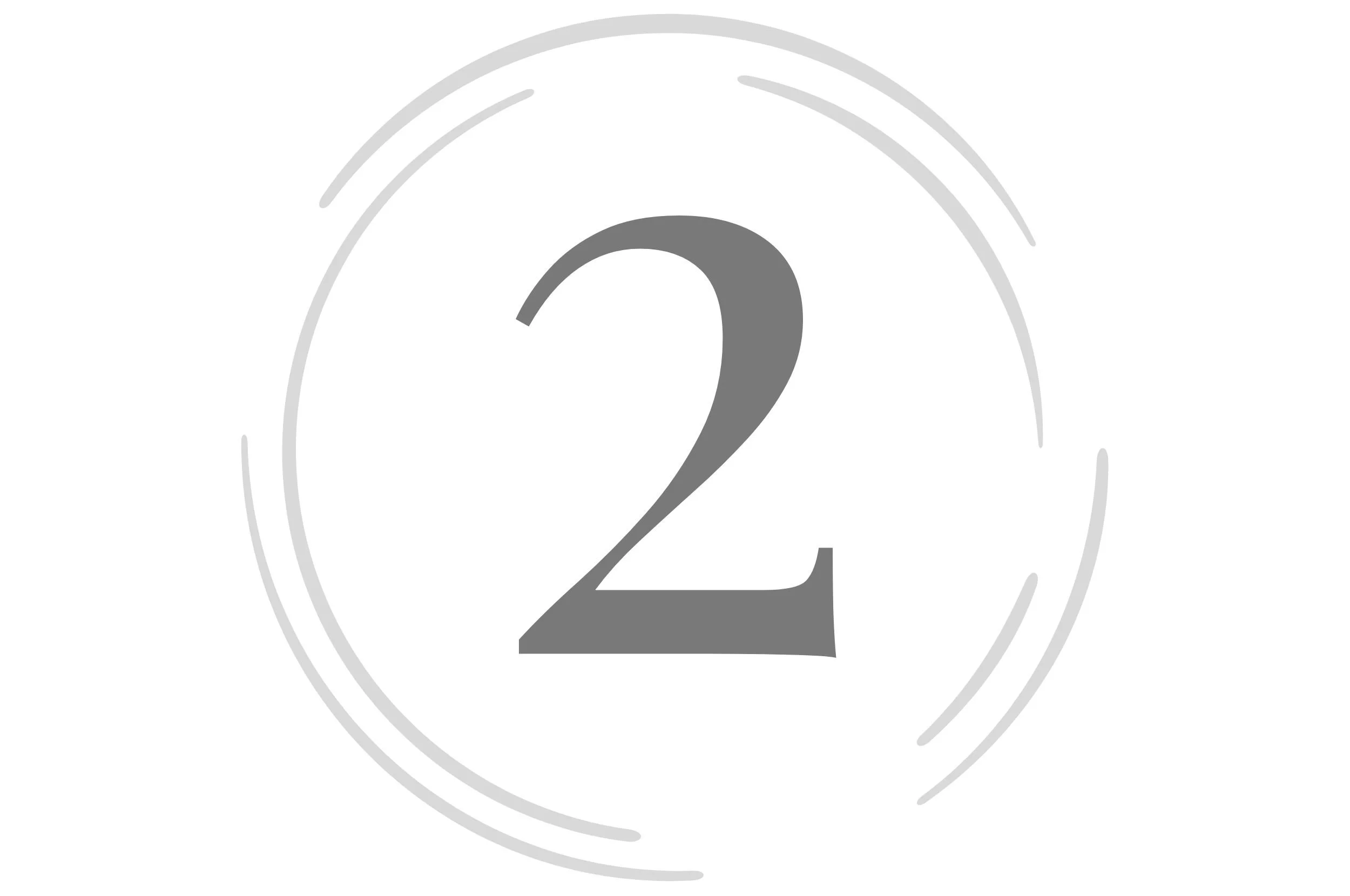 Number two in a circle