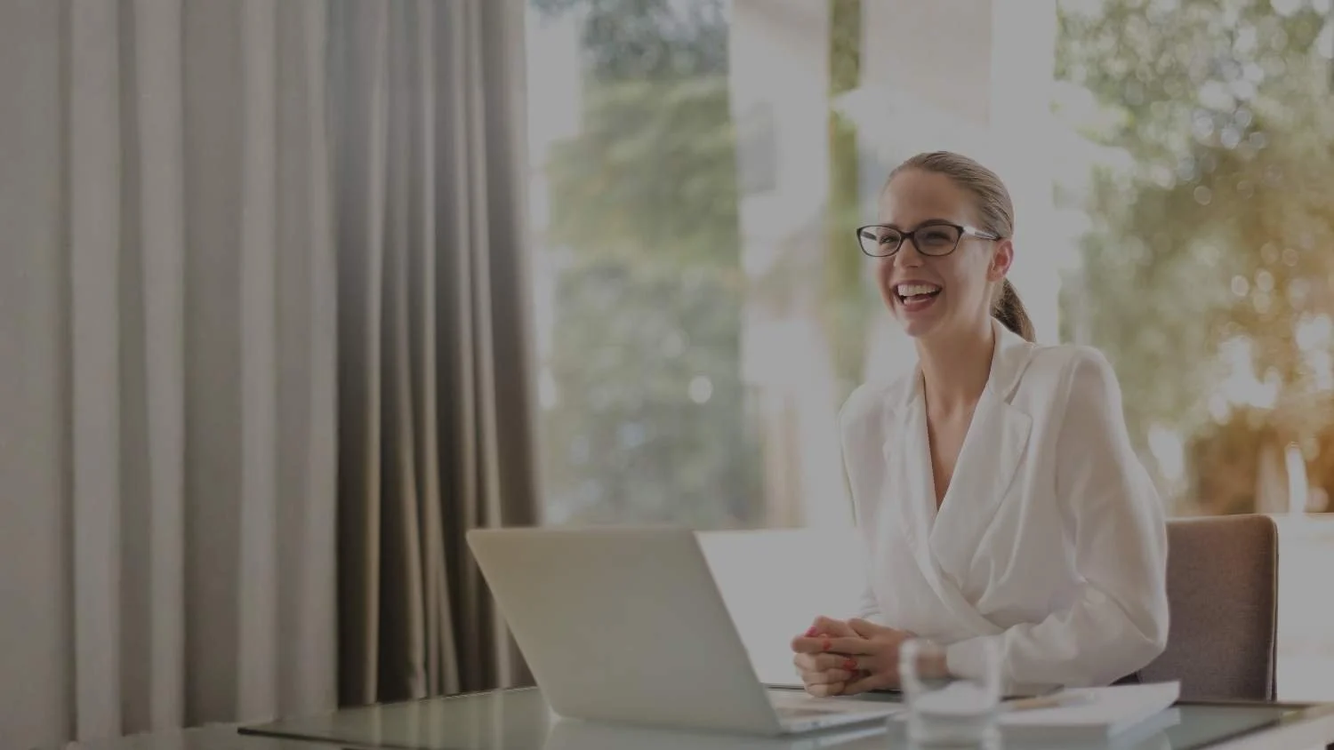 Executive Assistant on Laptop
