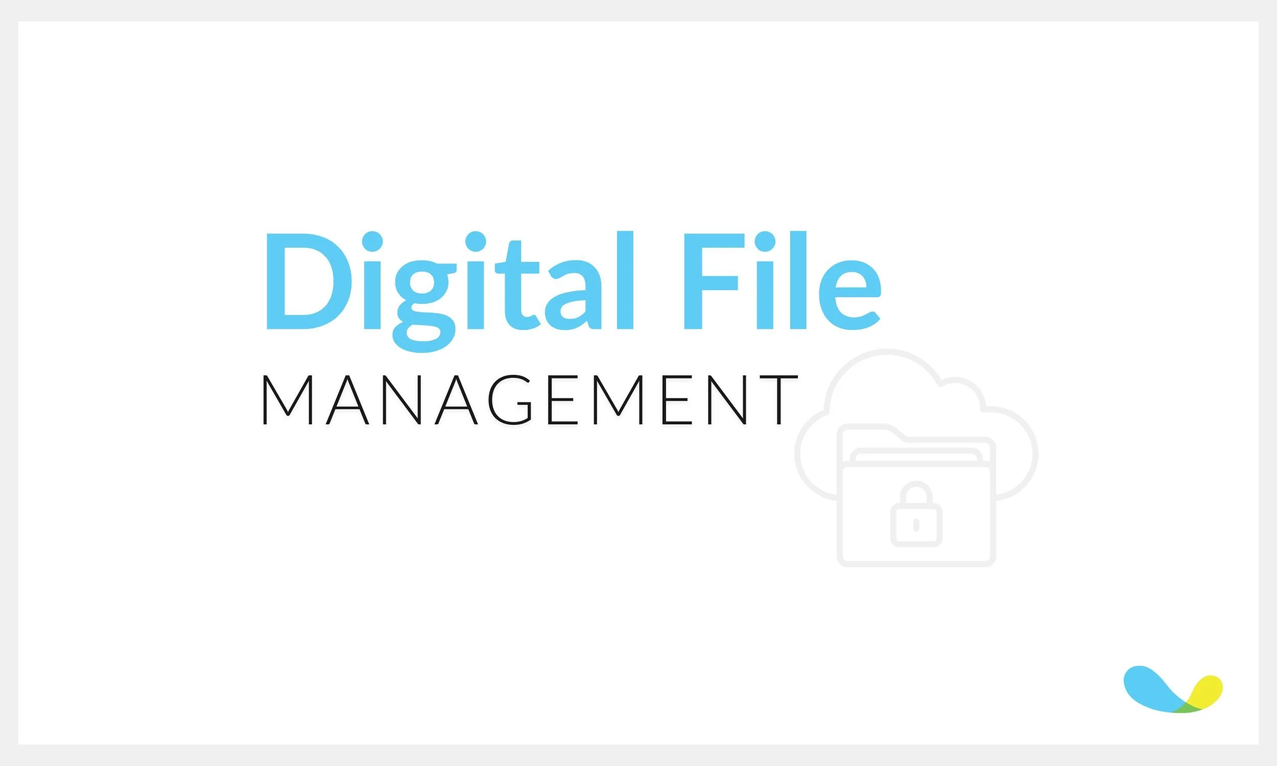 Executive Assistant Digital File Management Graphic