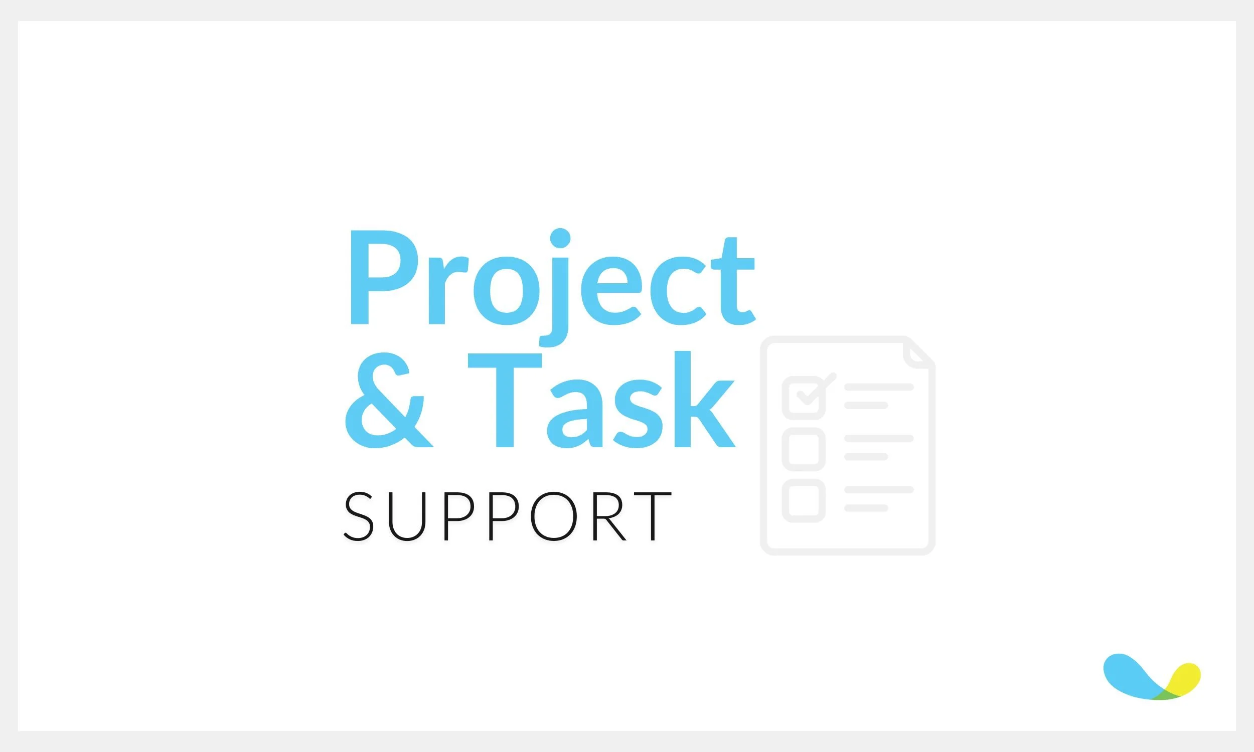 Executive Assistant Project & Task Support Graphic