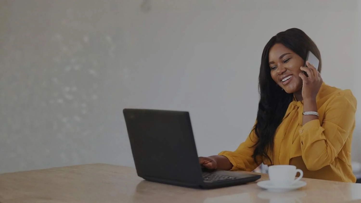 Executive Assistant on Laptop