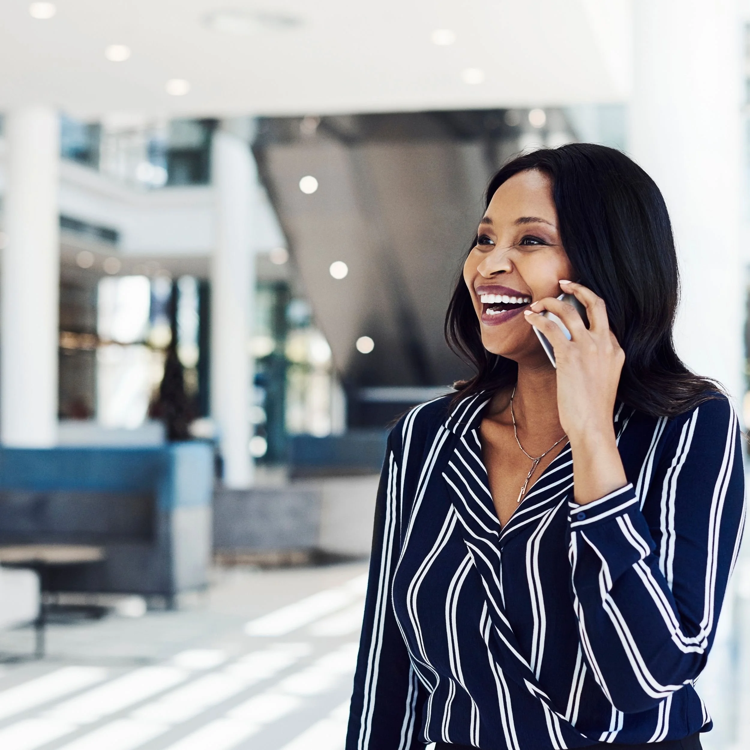 Executive woman on phone