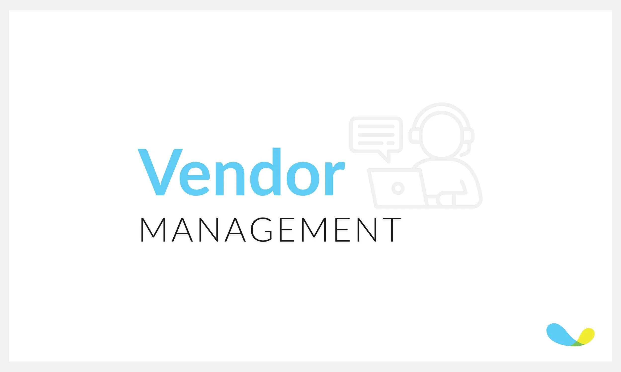 Executive Assistant Vendor Management Graphic
