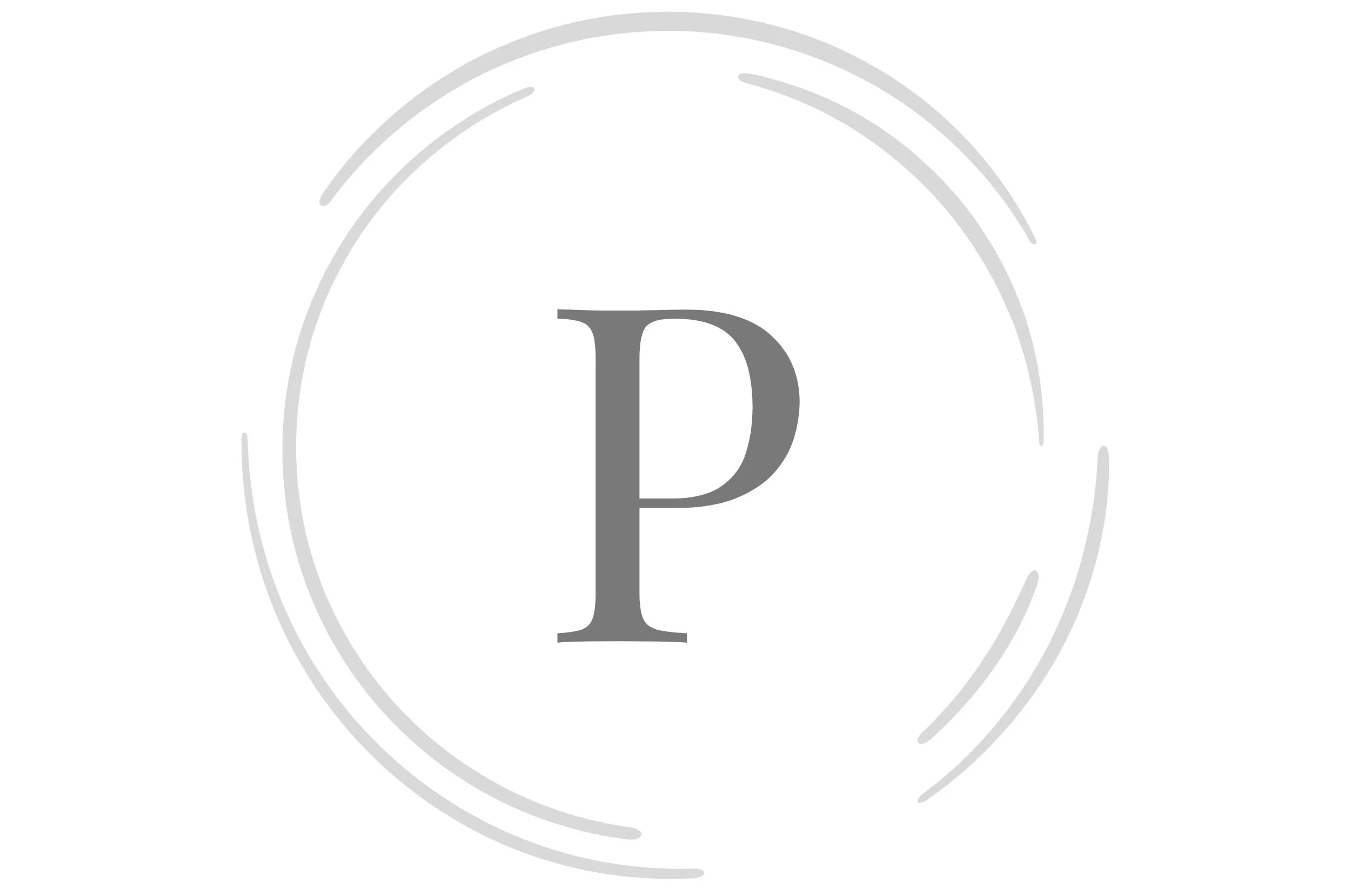Letter P in circle