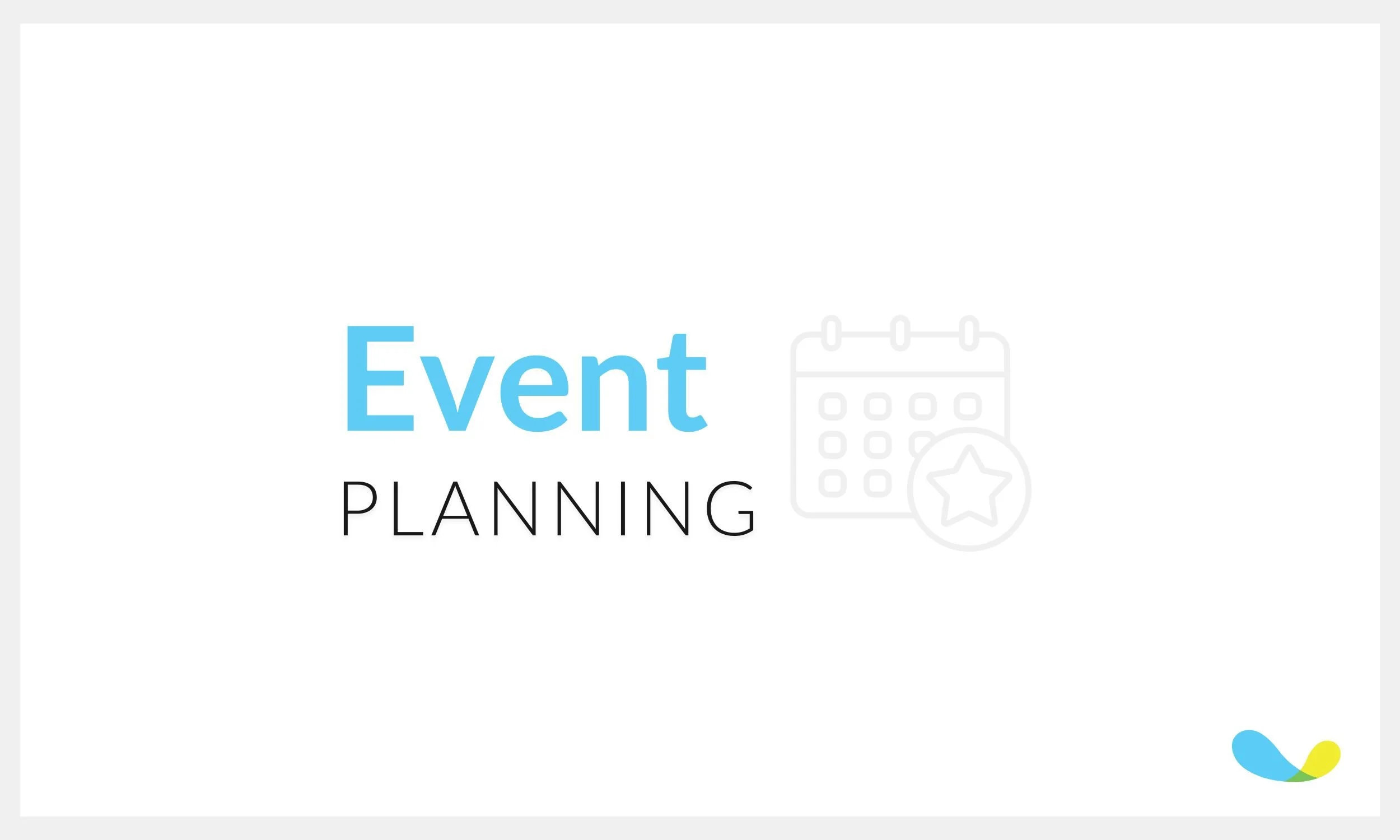 Executive Assistant Event Planning Graphic