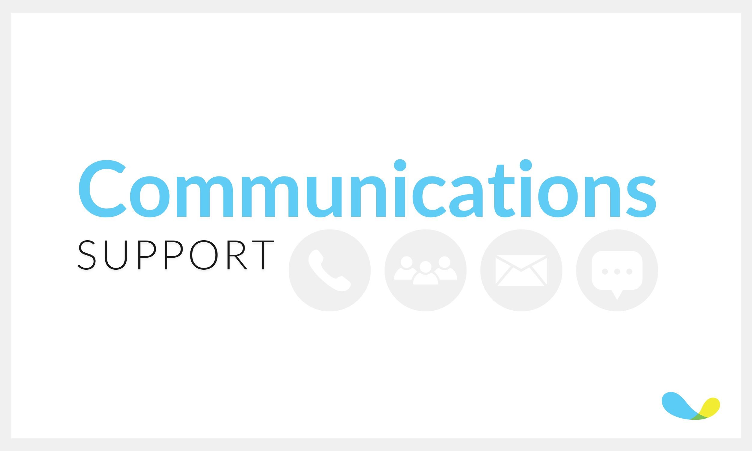 Executive Assistant Communications Support Graphic
