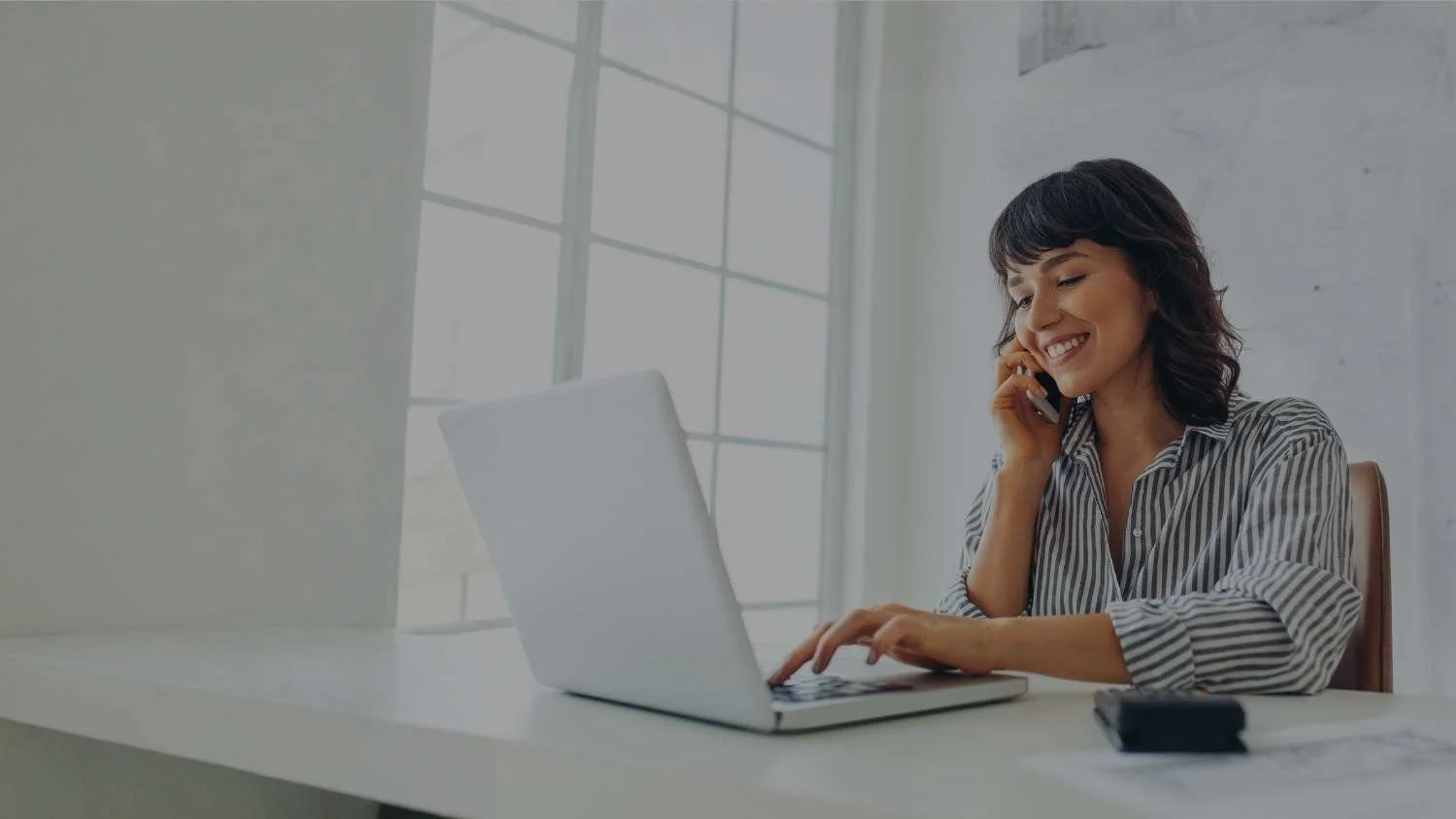 Virtual Executive Assistant on Laptop