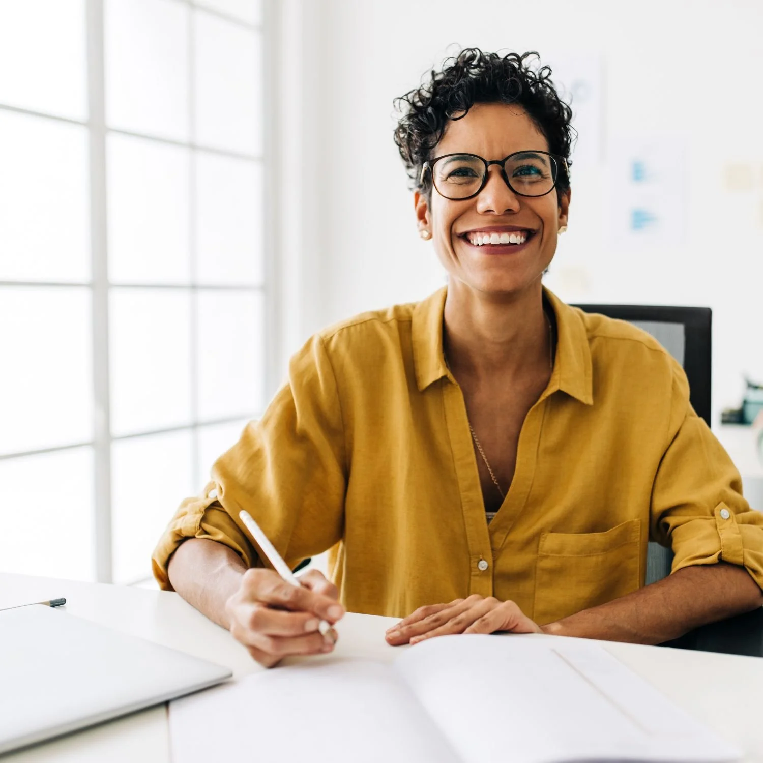 Virtual Executive Assistant Taking Notes