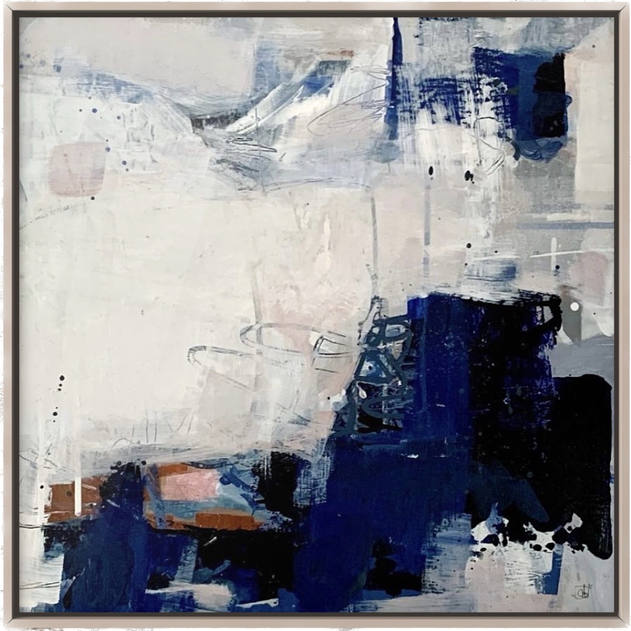 The Crossing original painting Bénédicte Allée