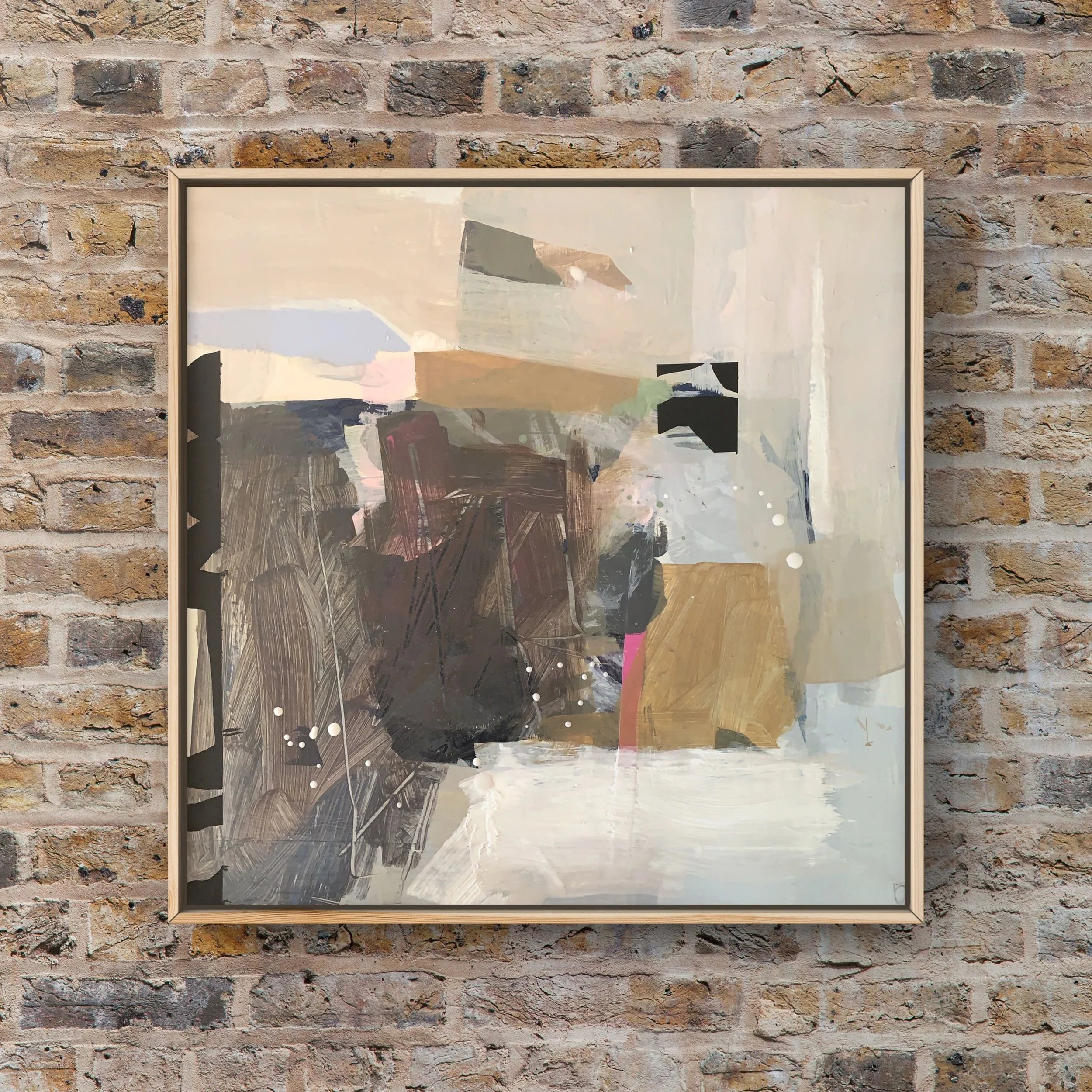 abstract painting by Bénédicte Allée