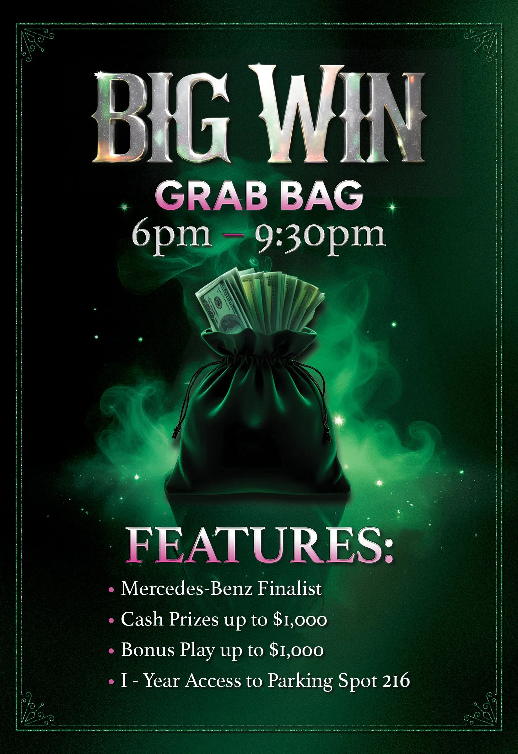NYE Mailer Promo Page