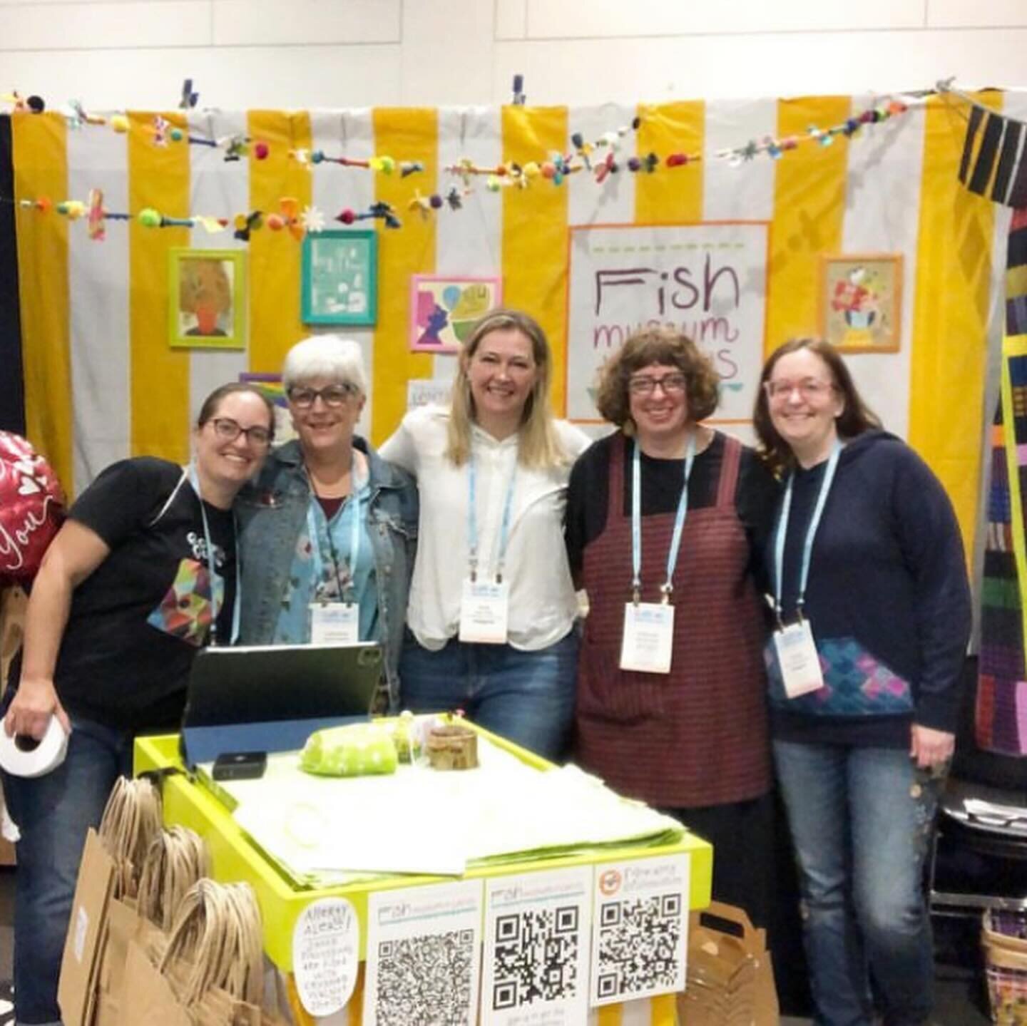 So much fun was had at QuiltCon!!! I was sad to leave, but not too sad, because boy was it tiring fun!  Was great to see quilting friends old and new and very dear!! Thanks for letting me crew your booth @fishmuseum and walk the aisles with you, @lei