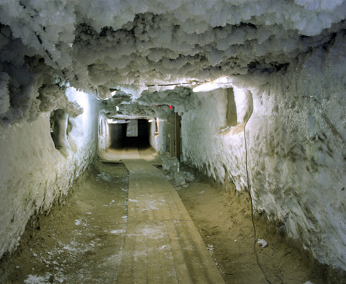   Permafrost Tunnel,  Melnikov Permafrost Institute, Yakutsk, Russia, 2020, pigment print 