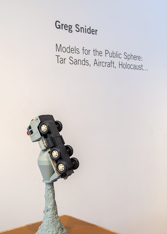   Project for a New Development (Cement Truck – Ghost Version),  2011, mixed media, 142 x 61 x 61 cm 