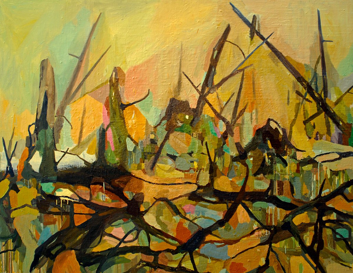   Clayoquot,  2010, oil on linen 