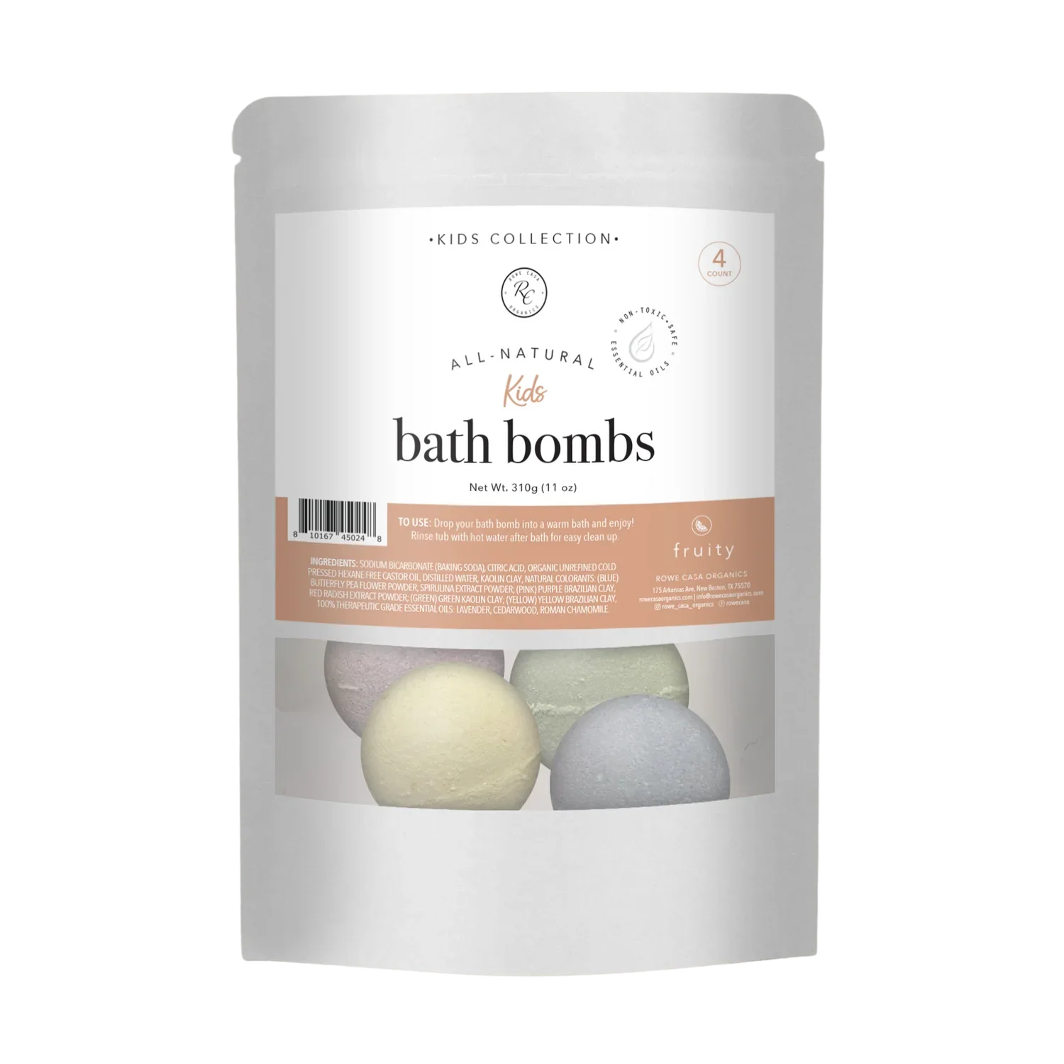 Rowe Casa Kids Bath Bombs