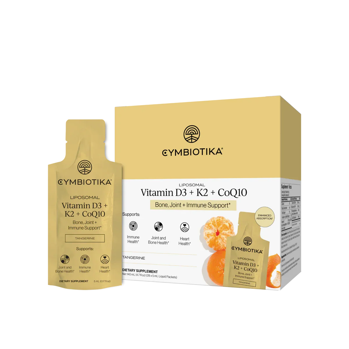Cymbiotika--Vitamin D3 + K2 + COQ10