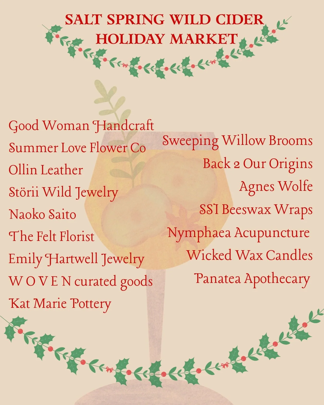 ✨Artist Lineup✨
Check out this amazing group of local artists you&rsquo;ll find this Sunday from 11-3. See you there?! &hearts;️

#shoplocalsaltspringisland #saltspringislandmarket #saltspringartists