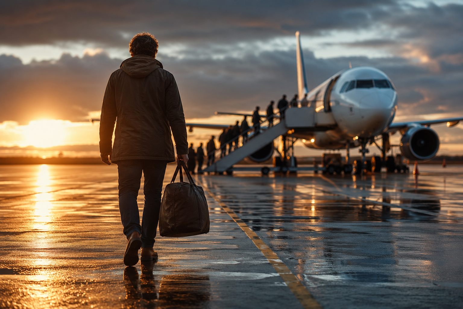 Get on the plane…