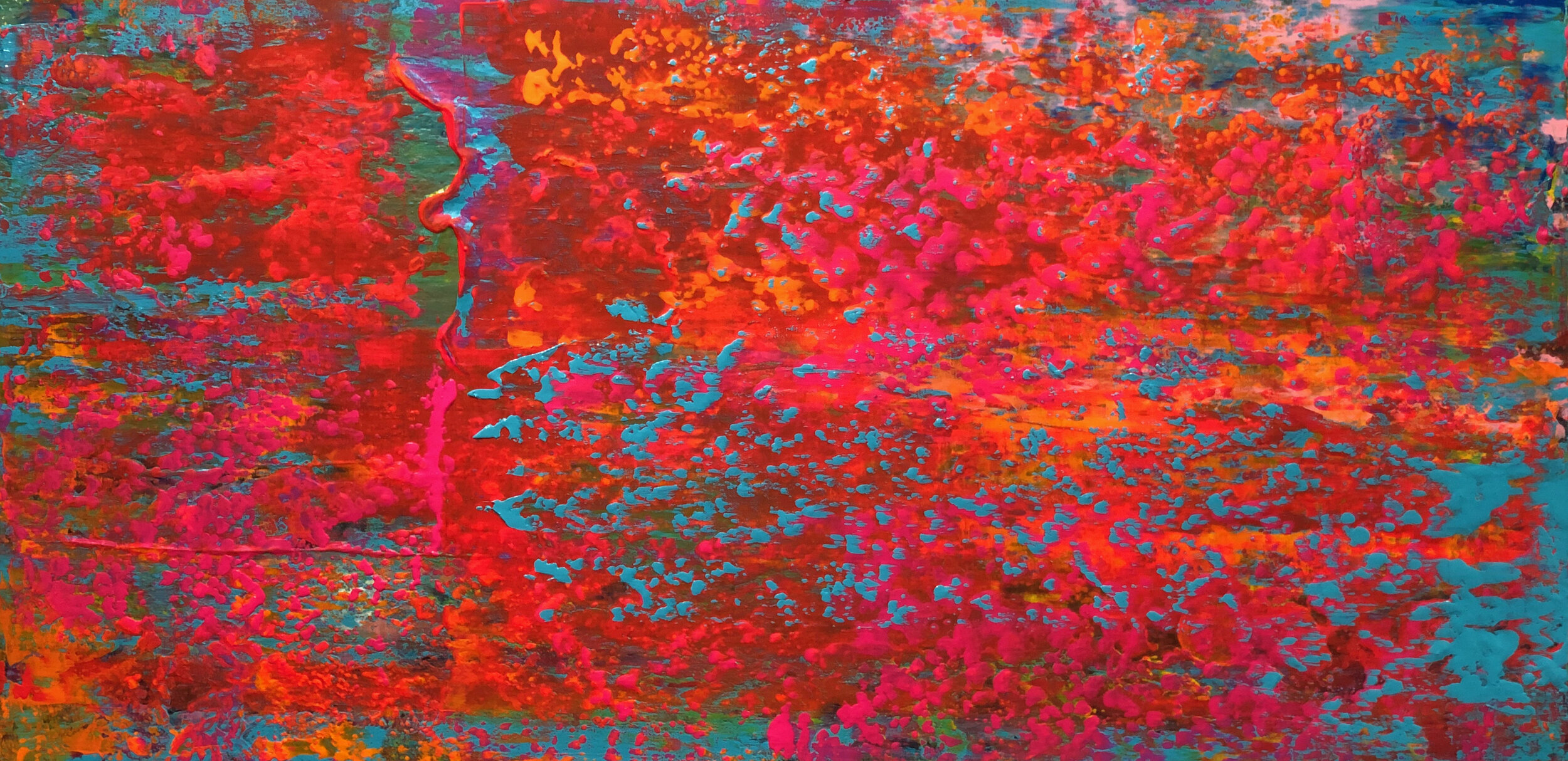 Of the morning, 18"x36"